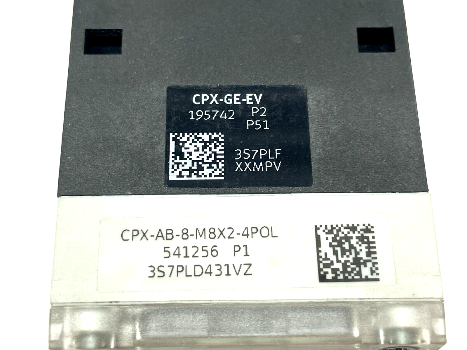 Festo CPX-AB-8-M8X2-4POL Connection Block w/ CPX-GE-EV Interlinking Block - Maverick Industrial Sales