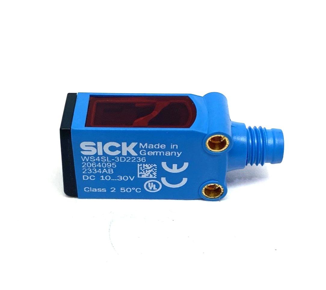 WS4SL-3D2236 | Sick Through-Beam Photoelectric Sensor 0...50m Range 2064095 - New – Open box - Maverick Industrial Sales
