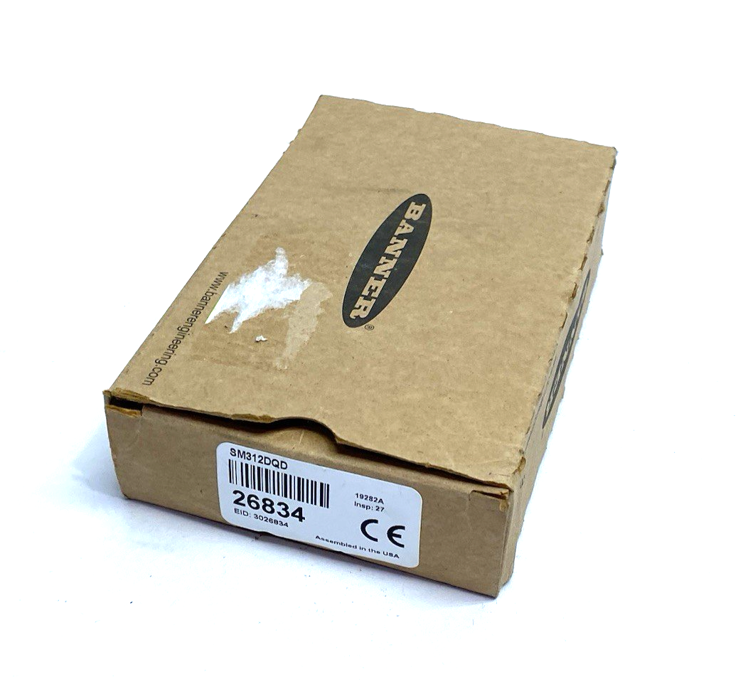 SM312DQD | Banner MINI-BEAM: Diffuse Standard Sensor, Bipolar Output, 26834 - New – Open box - Maverick Industrial Sales