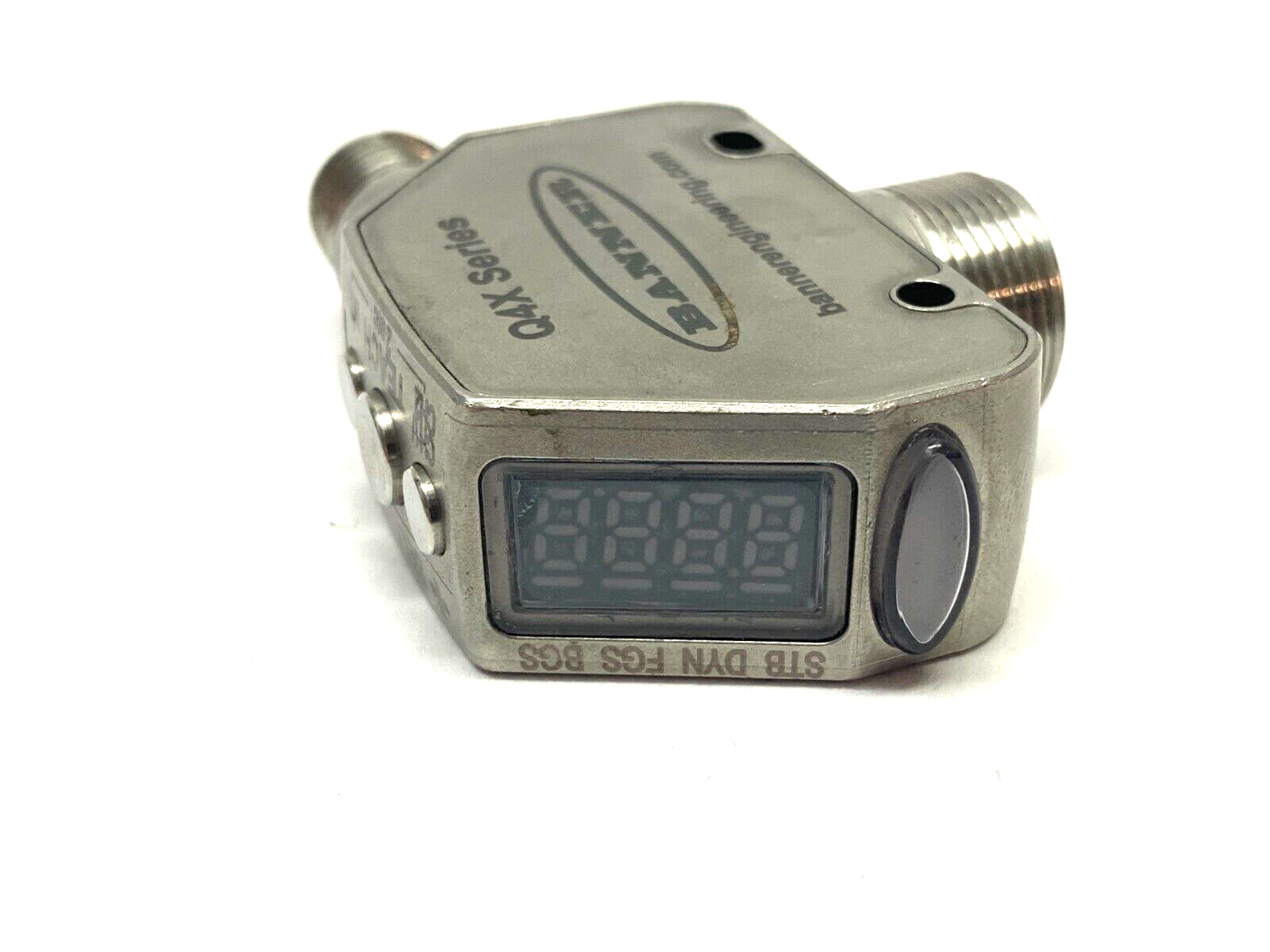 Banner Q4XTKLAF600-Q8 IO-Link Rugged Laser Distance Sensor 10-30VDC 801918 - Maverick Industrial Sales
