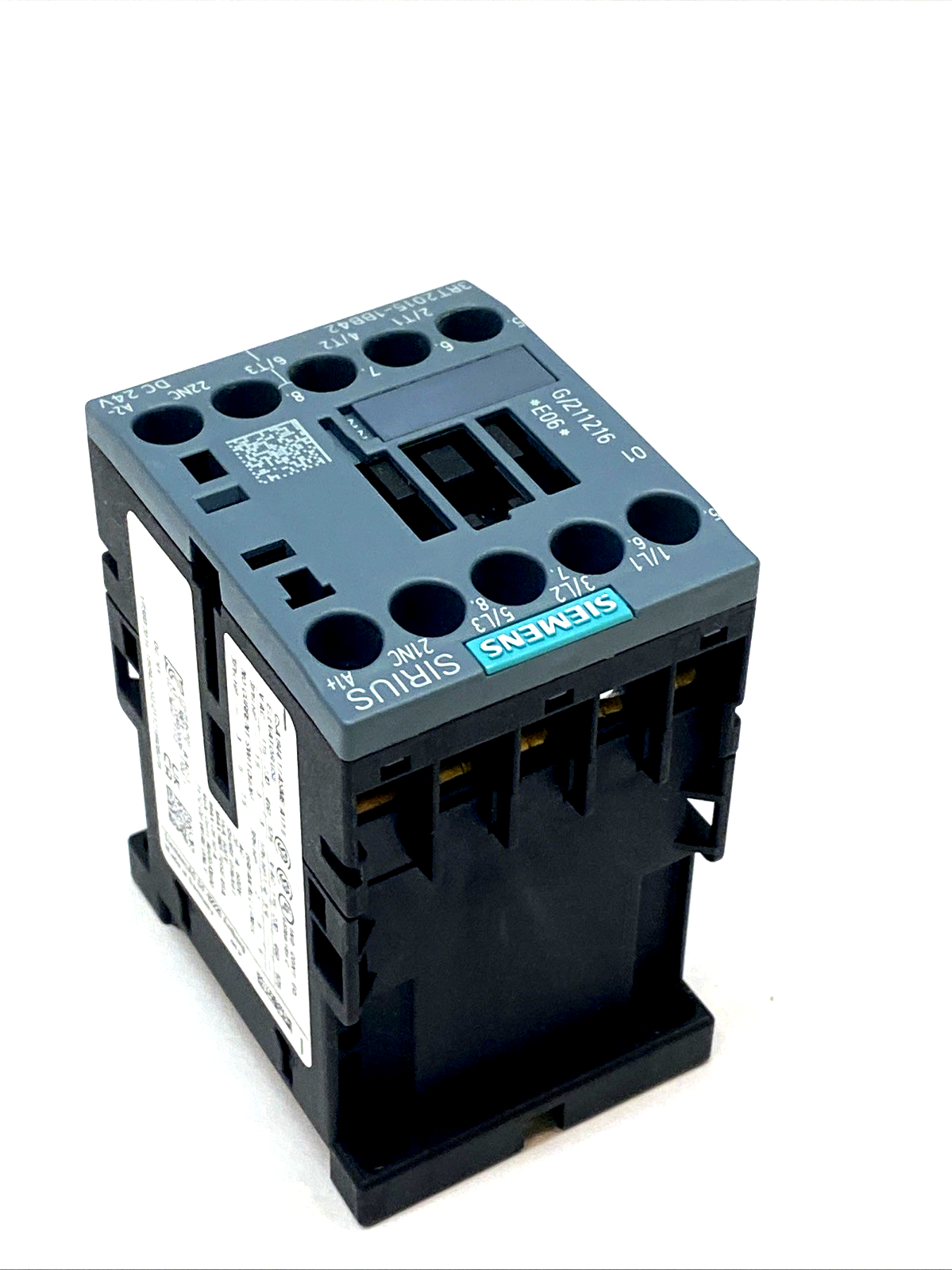 Siemens 3RT2015-1BB42 SIRIUS 3-Pole AC Contactor 24VDC 18A Motor Starter - Maverick Industrial Sales