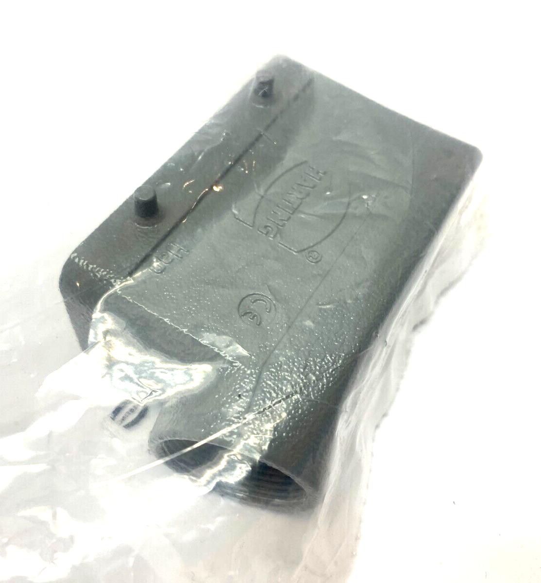 Harting 19300161522 Aluminum Hood Side-Entry Han 16B-HSE-M32 - Maverick Industrial Sales
