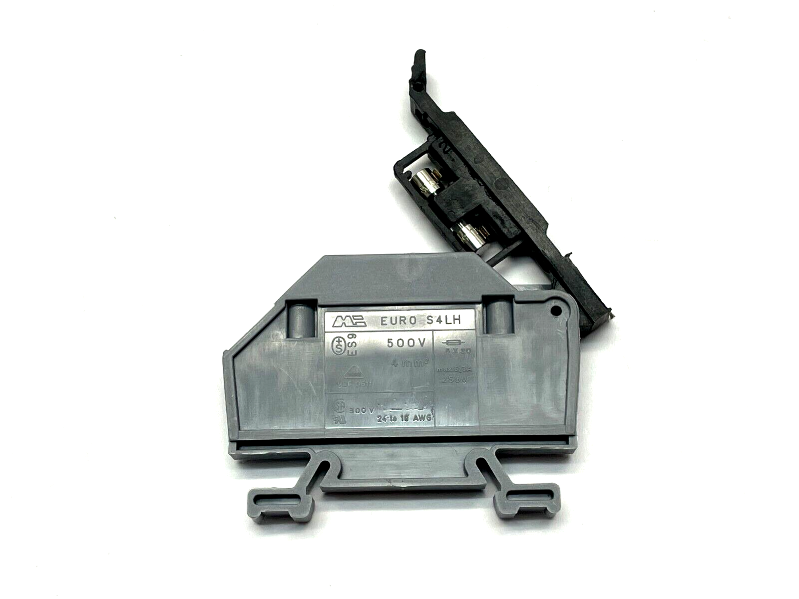 Morsettitalia EURO S4-LH Fusible Terminal Block w/ LED 12V-24V 43464 H LOT OF 4 - Maverick Industrial Sales