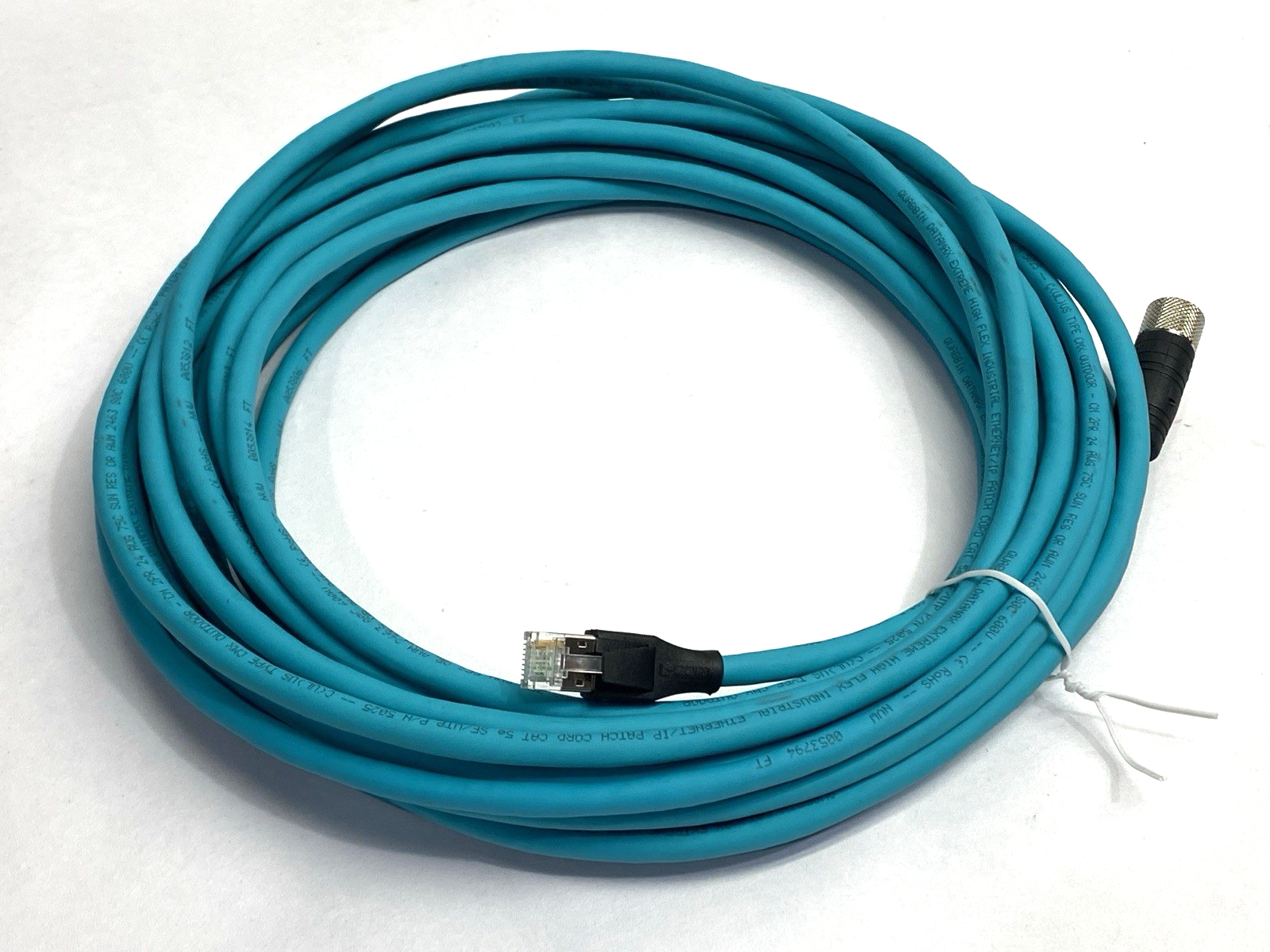 L-Com TRG506-T4T-10M Double-Ended M12 to RJ45 Connector Cordset 10m - Maverick Industrial Sales