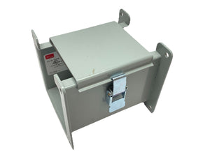 F44L06 | Hoffman  nVent Lay-in Wireway Section Straight Hinged Cover Gray - New – Open box