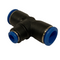 14mm x 14mm x 8mm Push to Connect Tee Fitting Reducer Pneumatic 14x14x8 LOT OF 5 - Maverick Industrial Sales