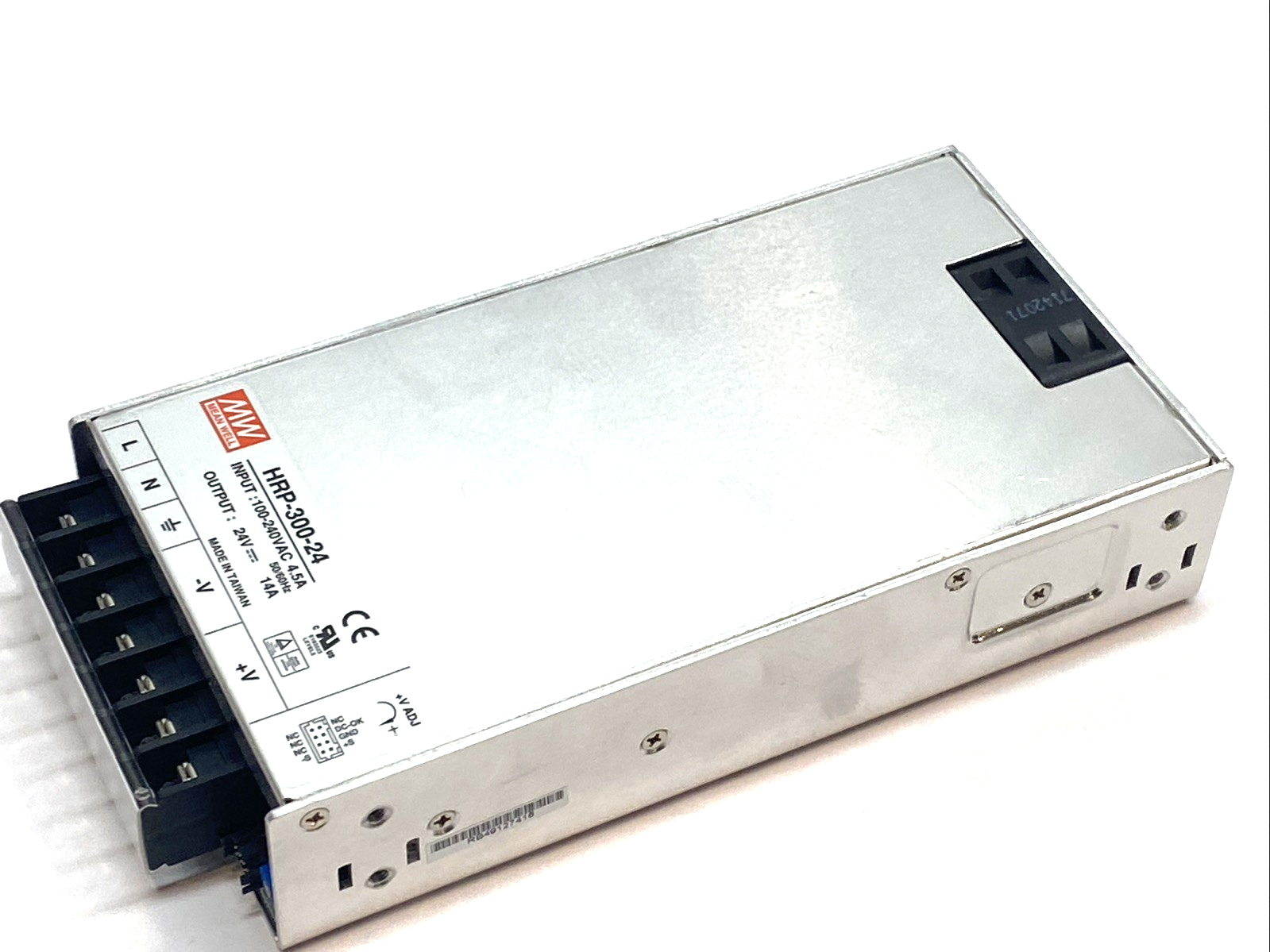 HRP-300-24 | Mean Well Enclosed AC‑DC Power Supply 24V 14A 300W - Used - Maverick Industrial Sales