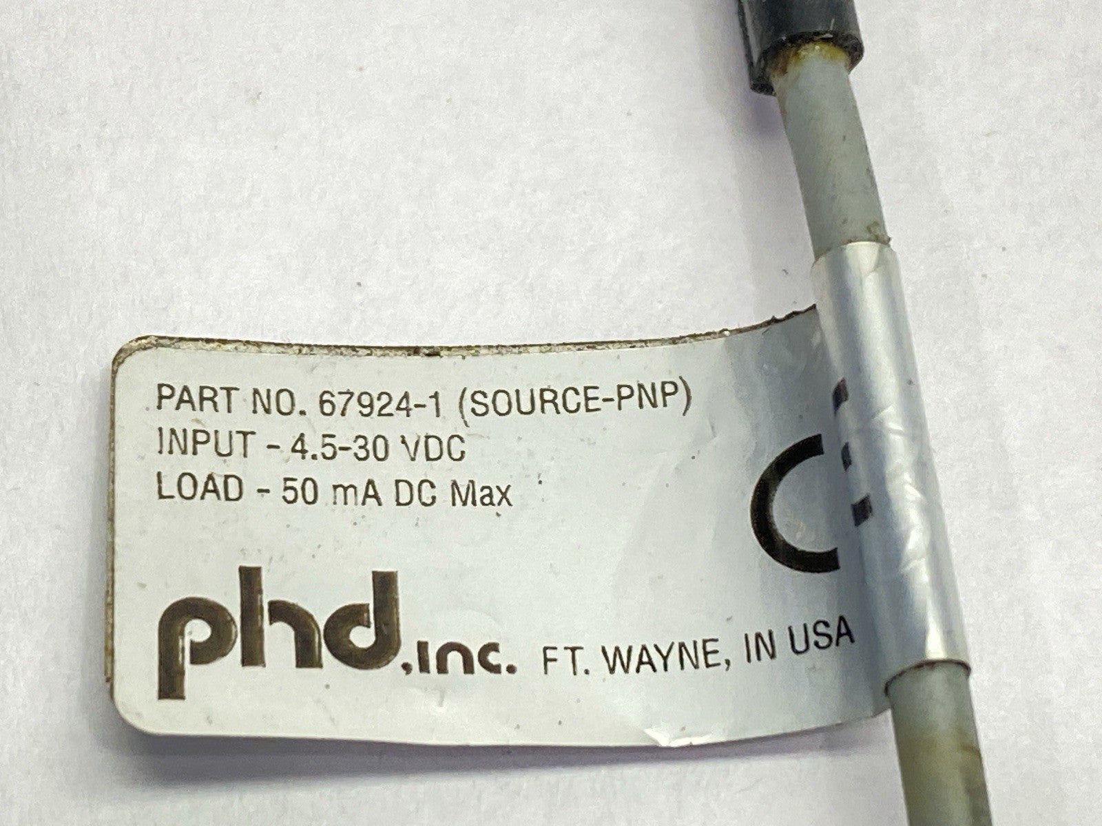 67924-1 | Phd Solid-State Switch DC Series Quick Connect PNP - Used - Maverick Industrial Sales