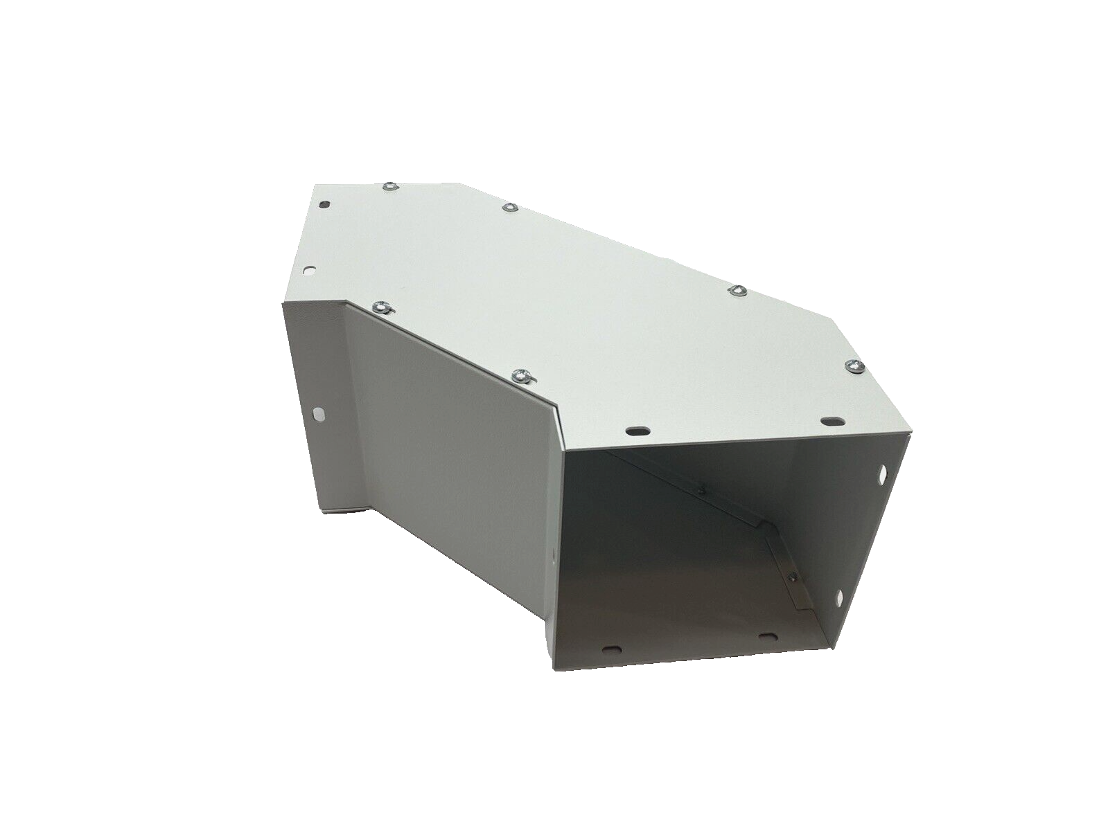 Hoffman F66G90SE Wireway Elbow Sweep, 90 Degree, 6"x6", Light Gray R2515 - Maverick Industrial Sales