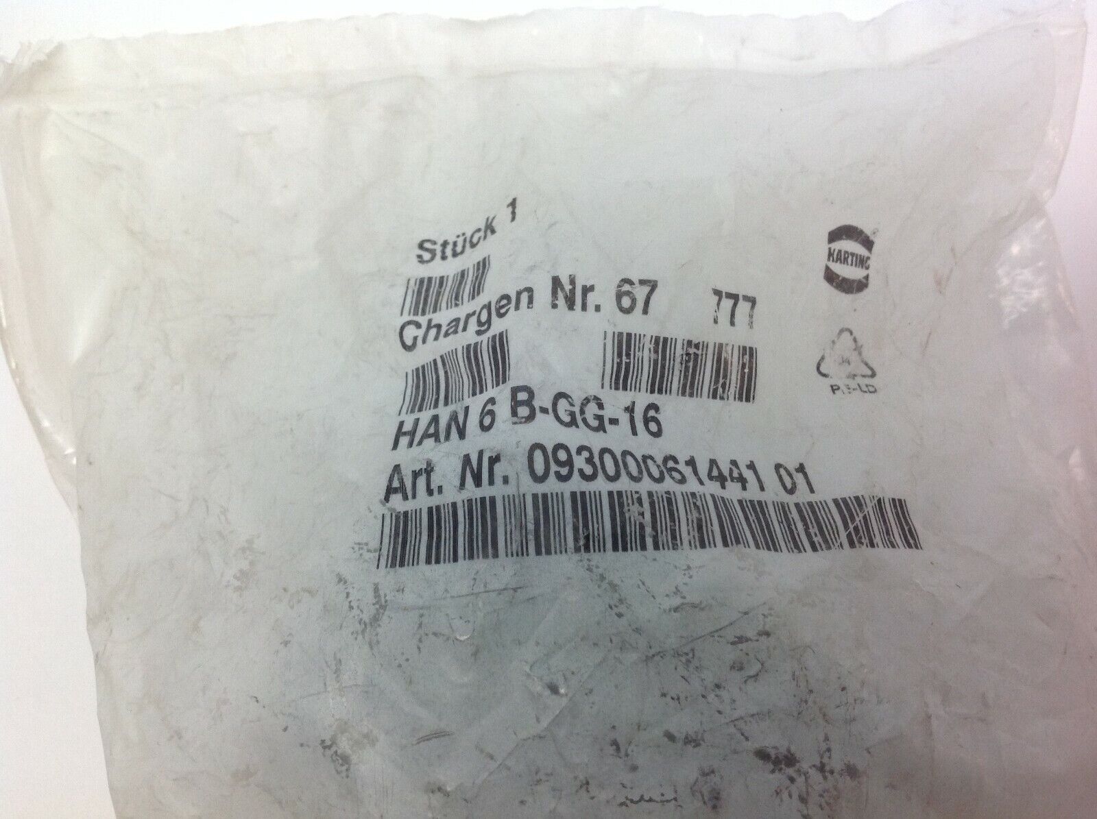 Harting HAN 6 B-GG-16 Top Entry Hood  09300061441 01 - Maverick Industrial Sales