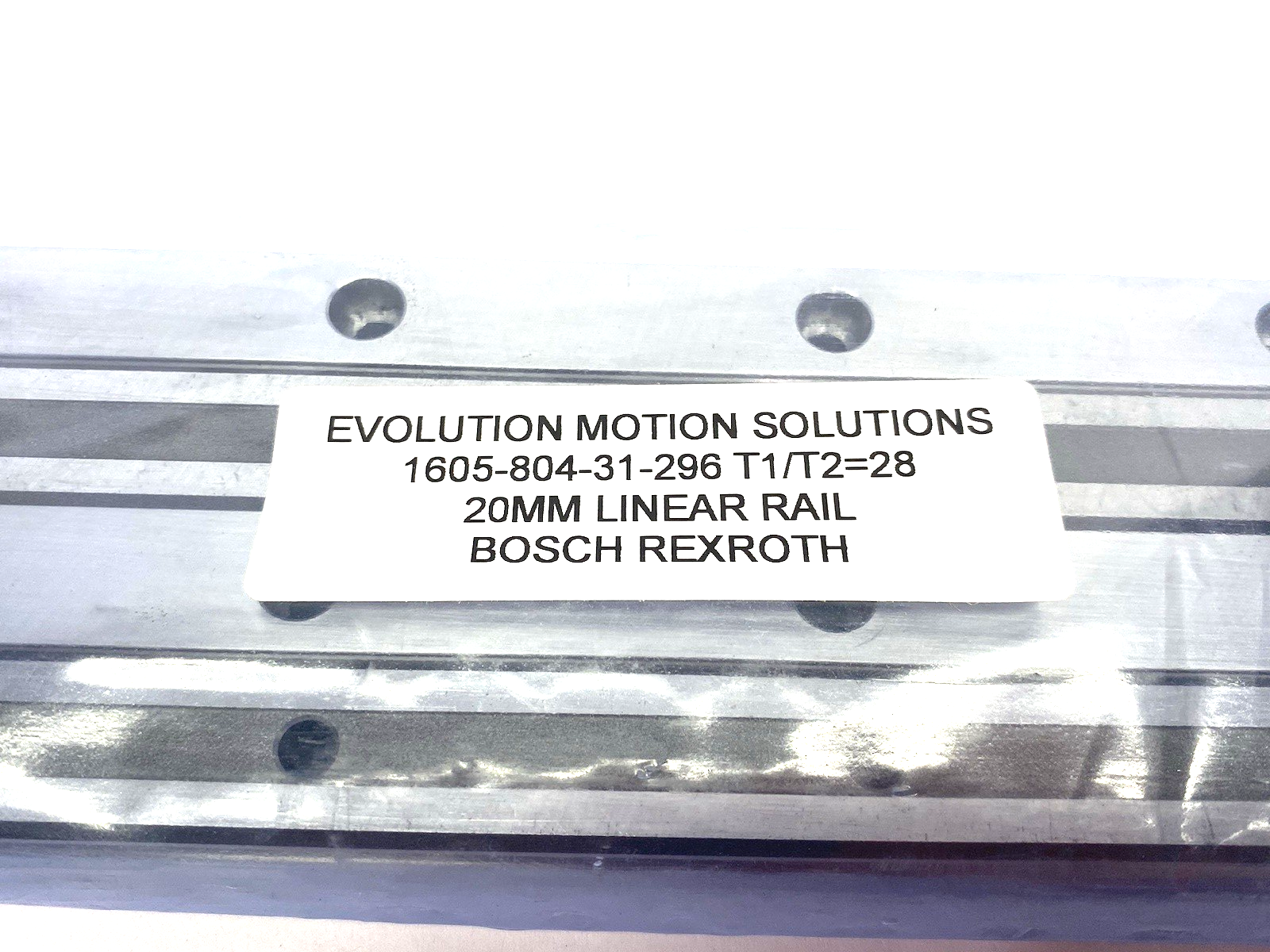 R160580431 | Bosch Rexroth Guide Rail Section 296mm KSA-020-SNS-N-MA-AK PKG OF 4 - New - Maverick Industrial Sales
