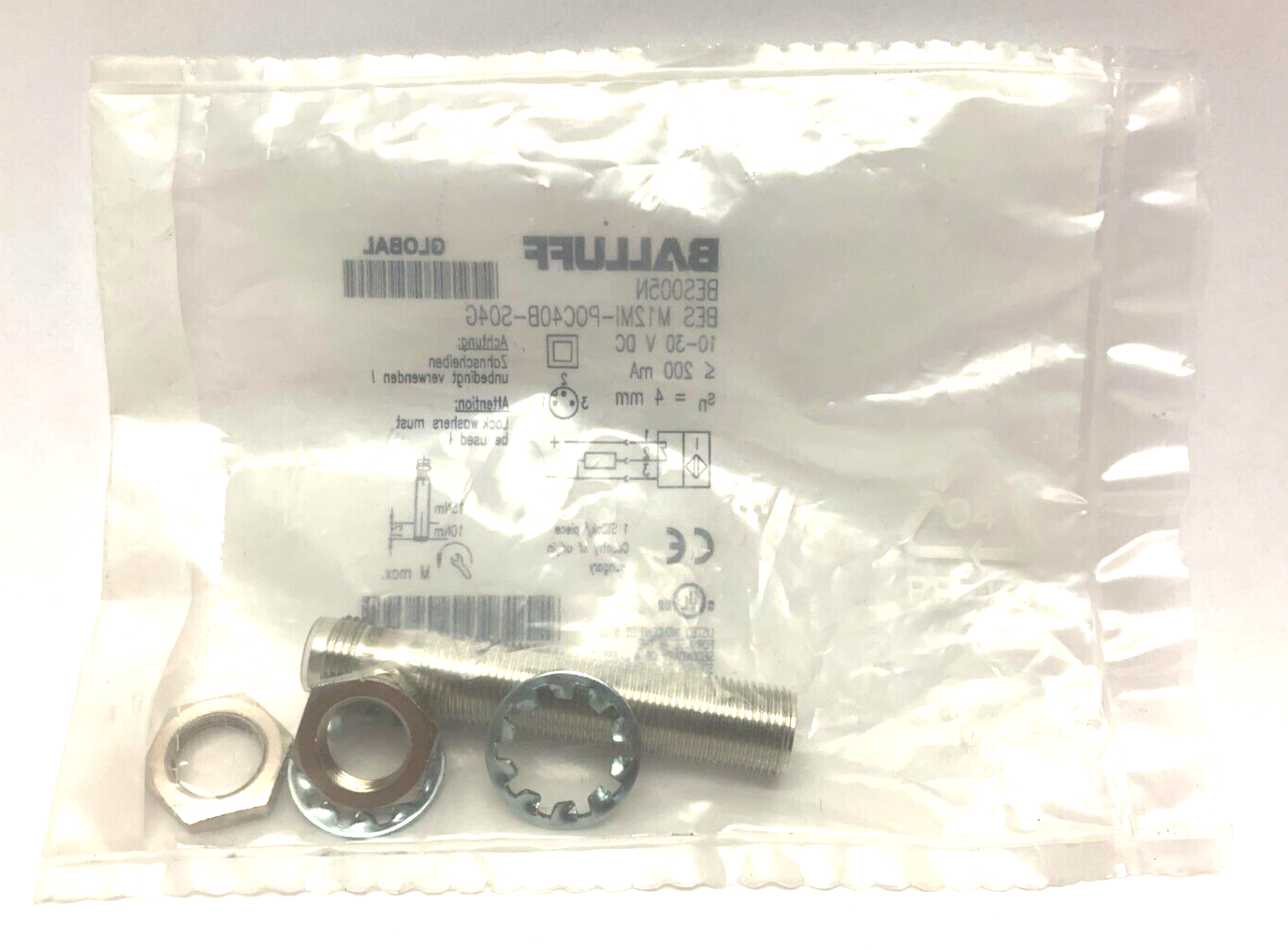 Balluff BES M12MI-POC40B-S04G Inductive Sensor 10-30VDC BES005N - Maverick Industrial Sales