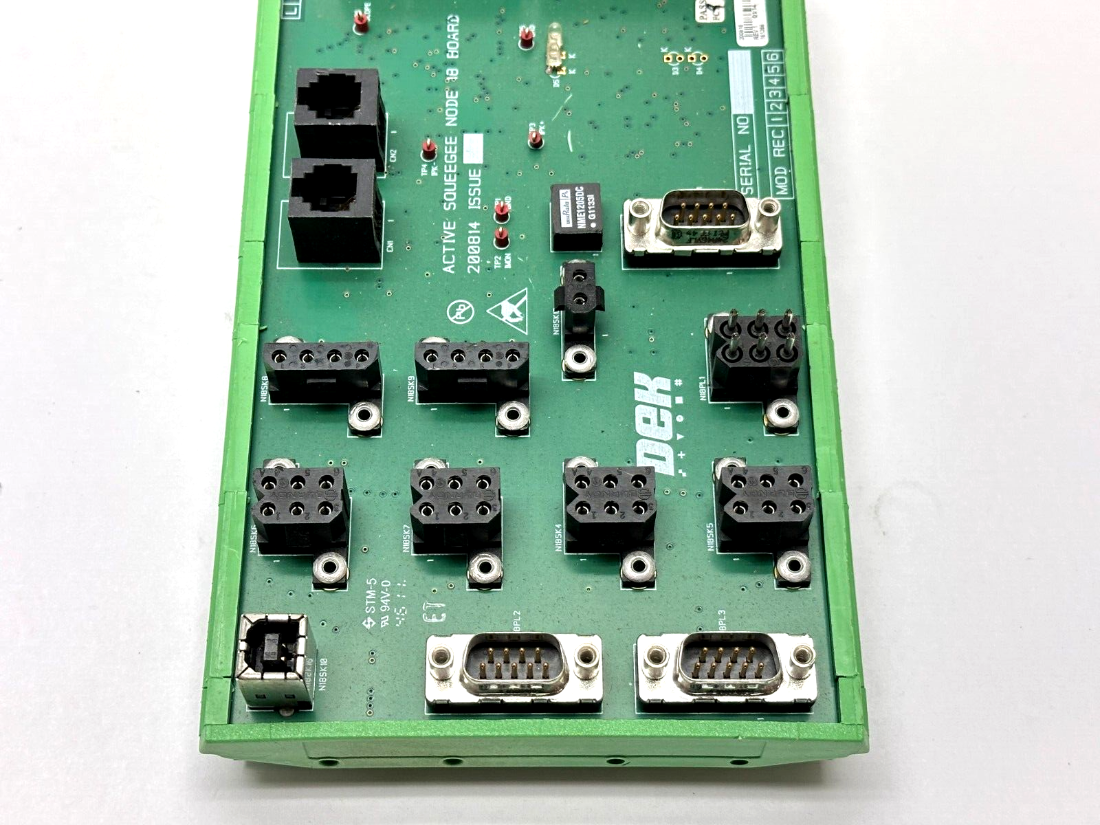 DEK 200816 Rev 1 Active Squeegee Node 18 Board 200814 - Maverick Industrial Sales