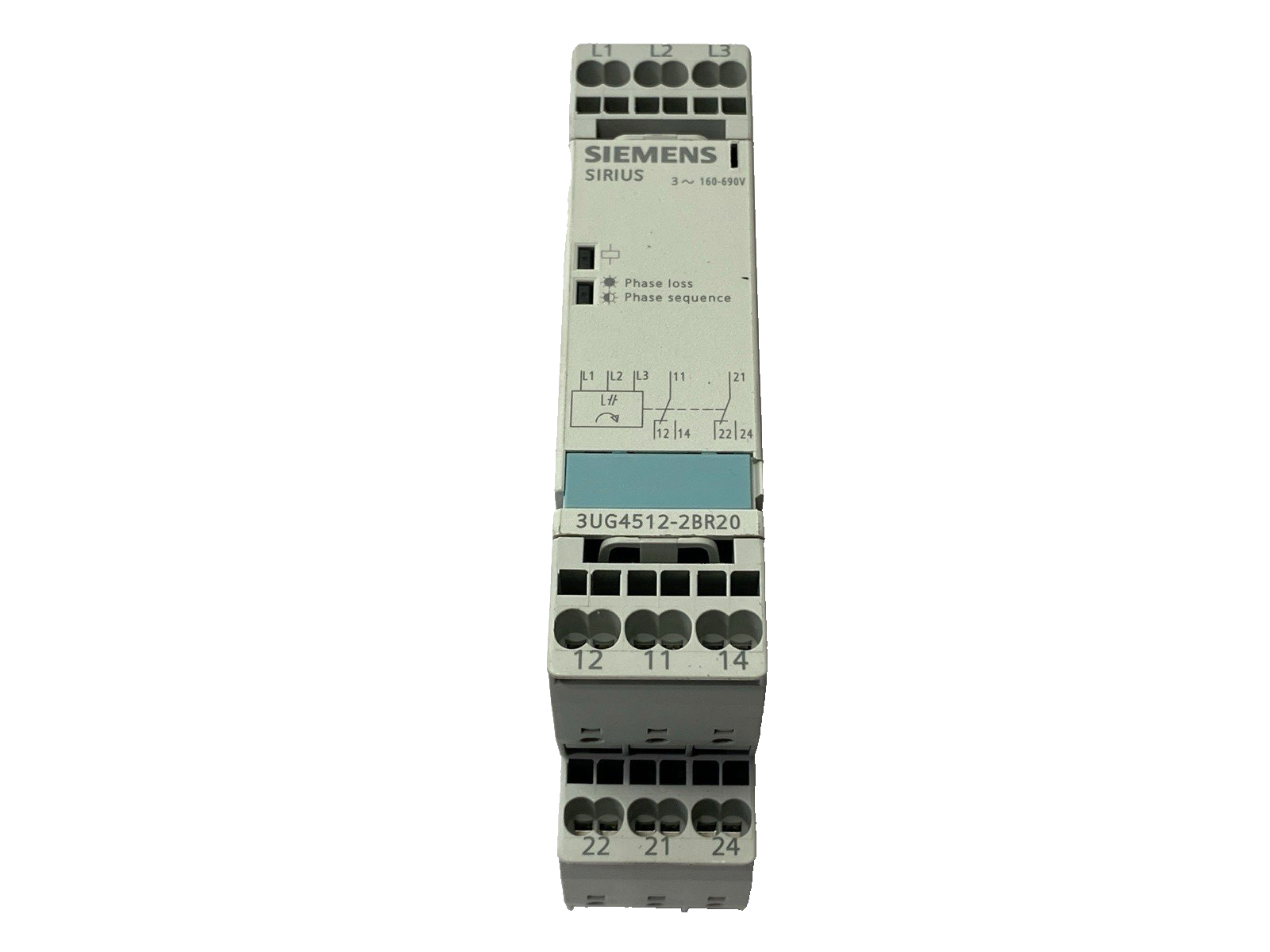 Siemens 3UG4512-2BR20 Phase Failure Relay 160-690V - Maverick Industrial Sales