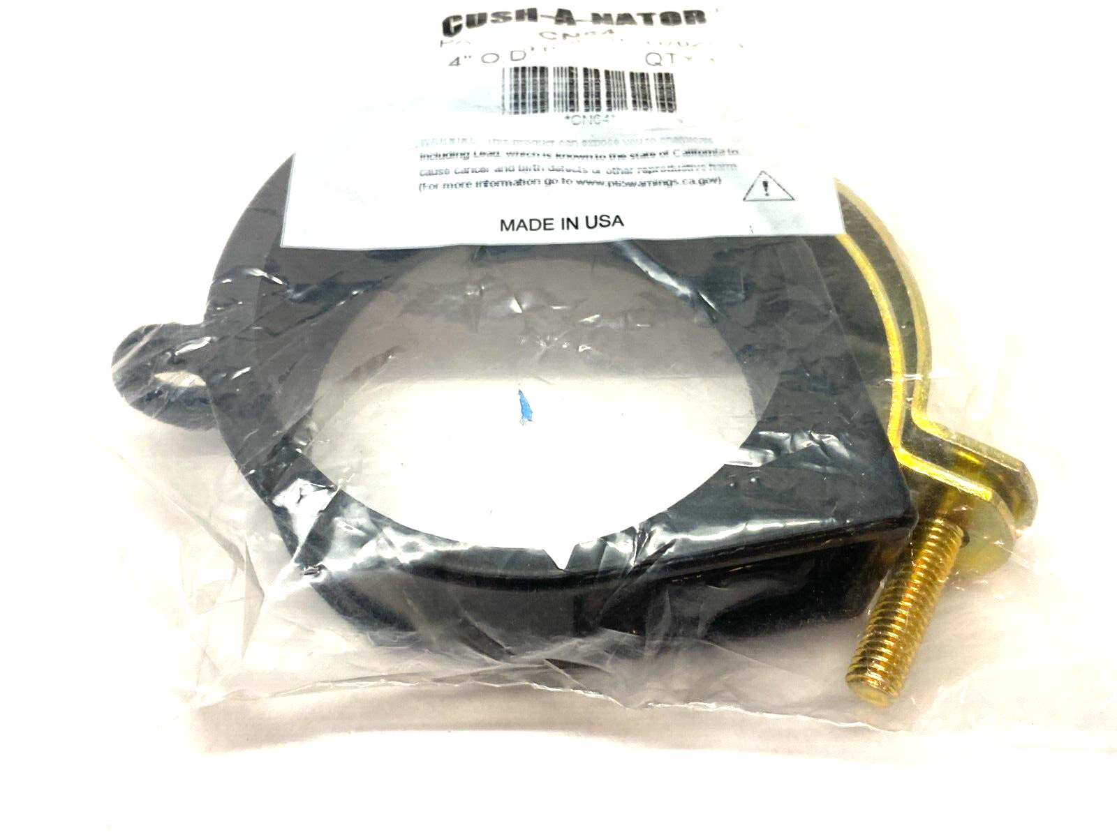 CN64 | Cush-A-Nator Strut Channel Cushion Clamp 4" - New - Maverick Industrial Sales