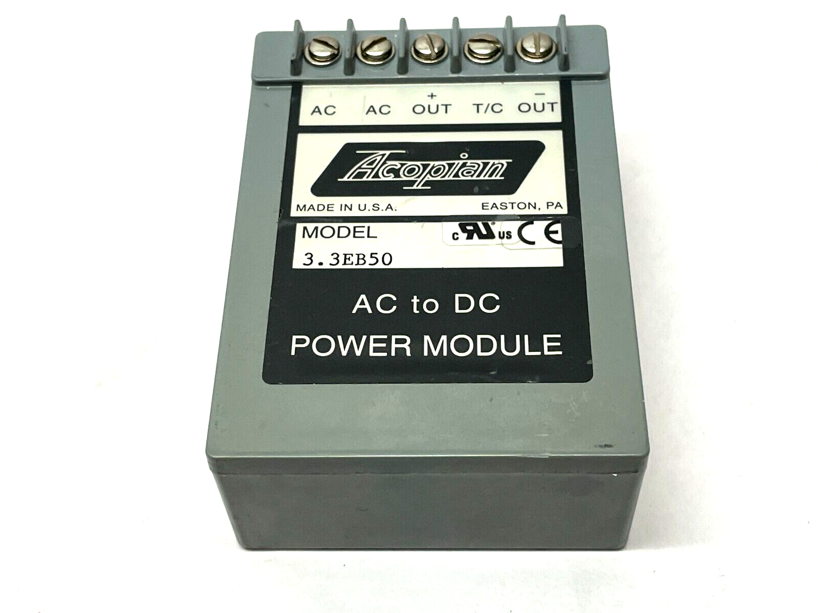 Acopian 3.3EB50 Power Supply - Maverick Industrial Sales