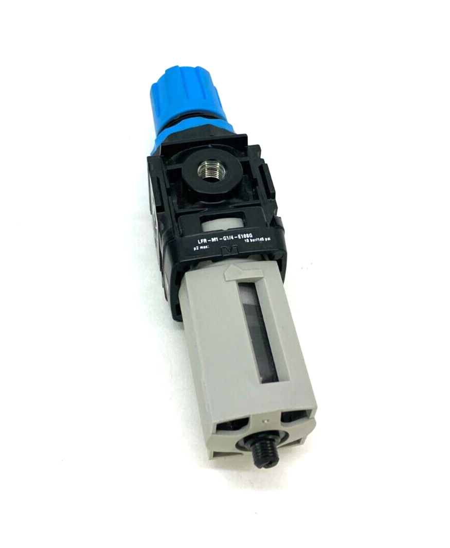 Festo LFR-M1-G1/4-E10SG Pneumatic Filter Regulator 10 Bar/145psi 179308 - Maverick Industrial Sales