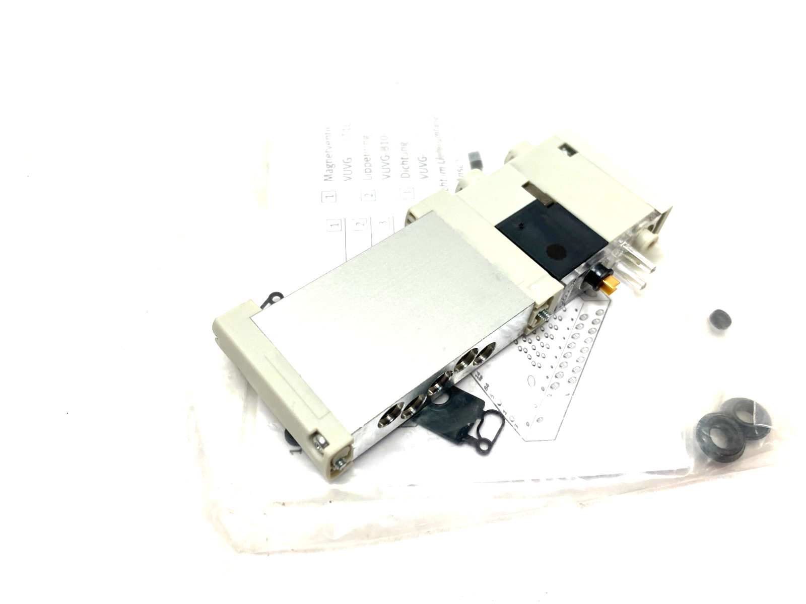 Festo VUVG-B10-M52-MZT-F-1T1L Solenoid Valve, Monostable, 5/2-Way 573417 - Maverick Industrial Sales