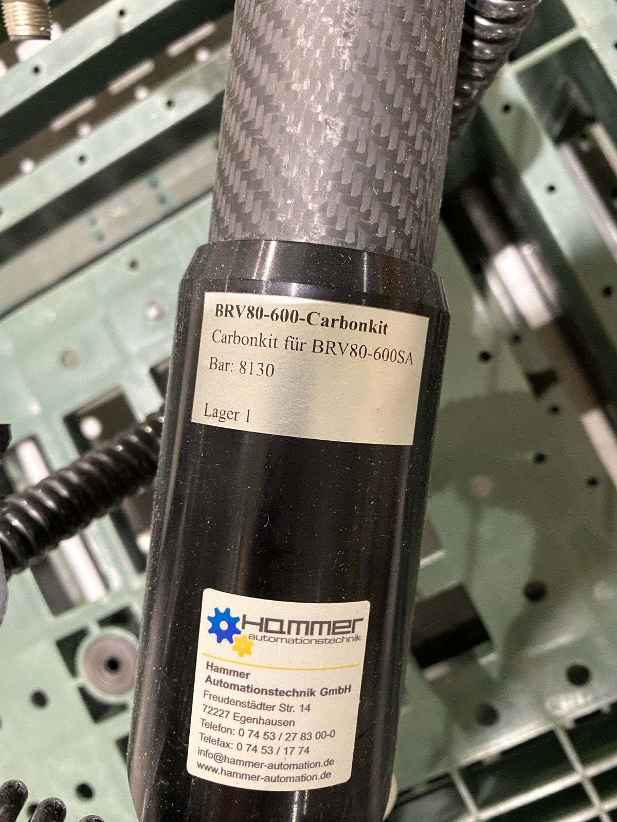 Hammer Automation 4-84040-000 Standard -PRT Toolholder With BRV80-600 Carbon Kit - Used - Maverick Industrial Sales