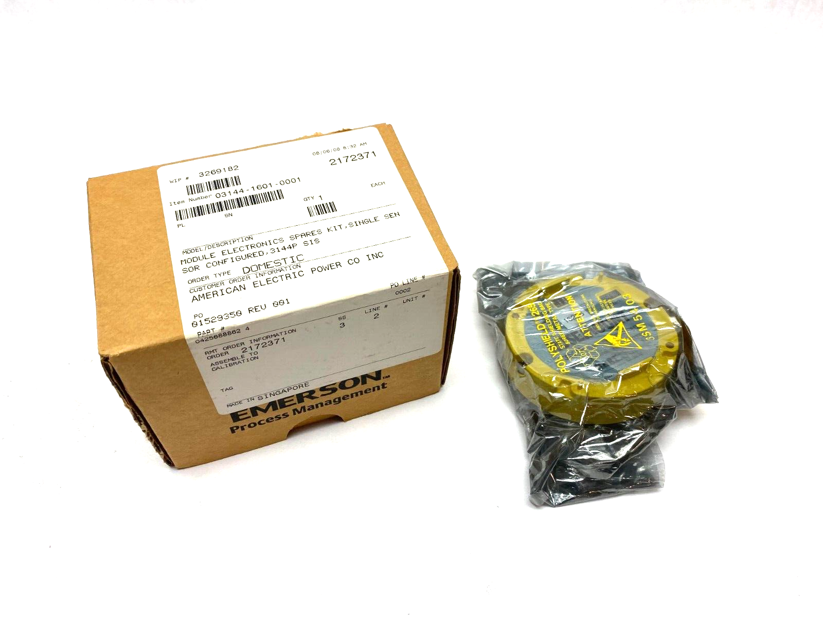 Rosemount Hart Electronics 03144-1601-0001 Temperature Transmitter Sensor Kit - Maverick Industrial Sales