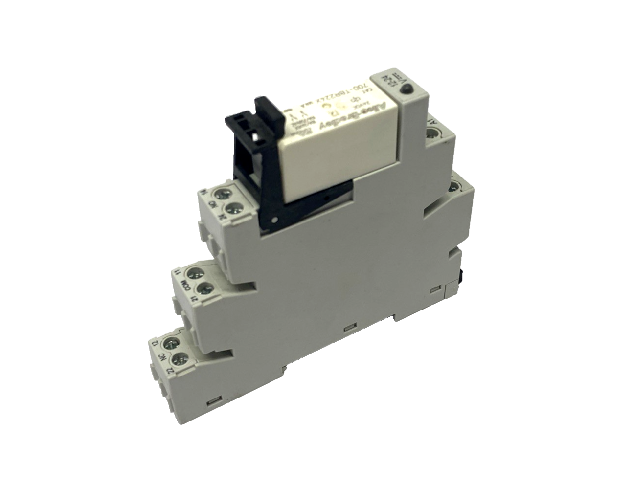 700-HLT12Z24 | Allen Bradley Ser. A 24VDC GP Terminal Block Relay 10A 700-TBR224X - Used - Maverick Industrial Sales