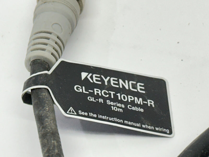 Keyence GL-RCT10PM-R GL-R Series Extension Cable M/F M14 12-Pin 10m - Maverick Industrial Sales