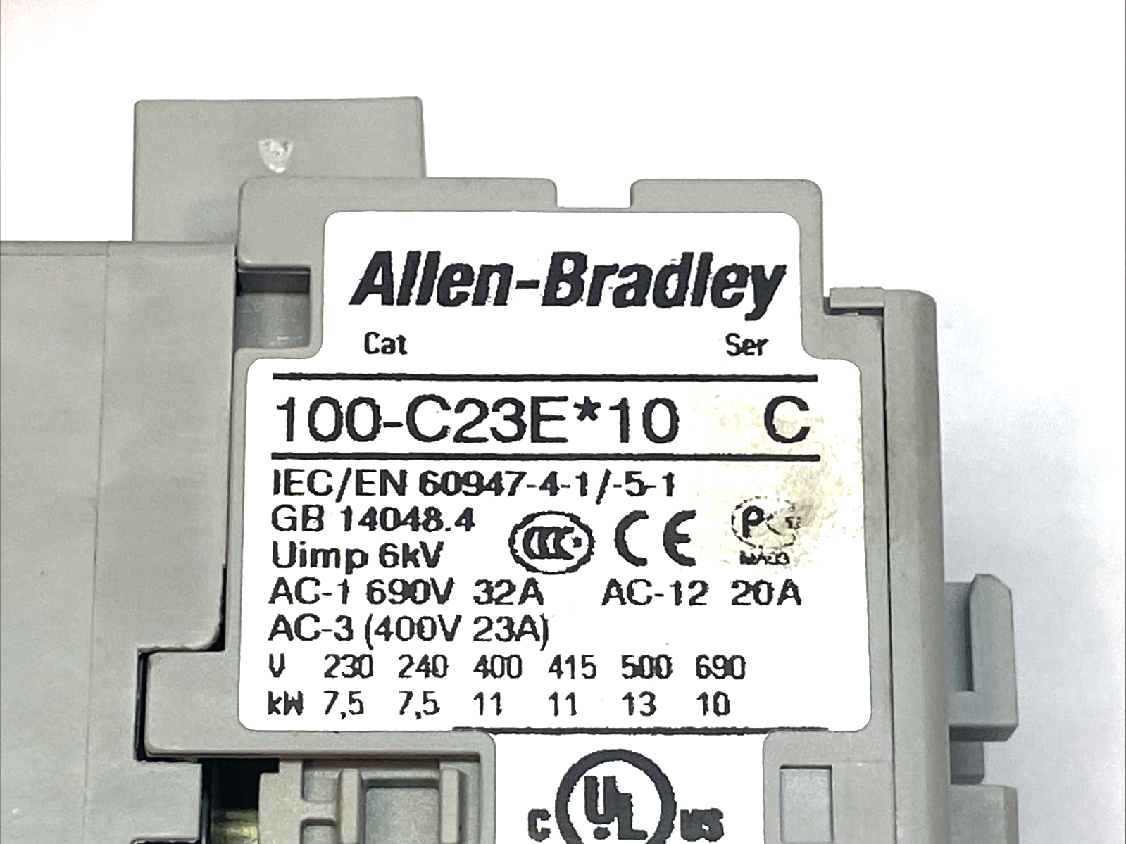 Allen Bradley 100-C23EJ10 Ser. C Contactor 24V DC 3P - Maverick Industrial Sales