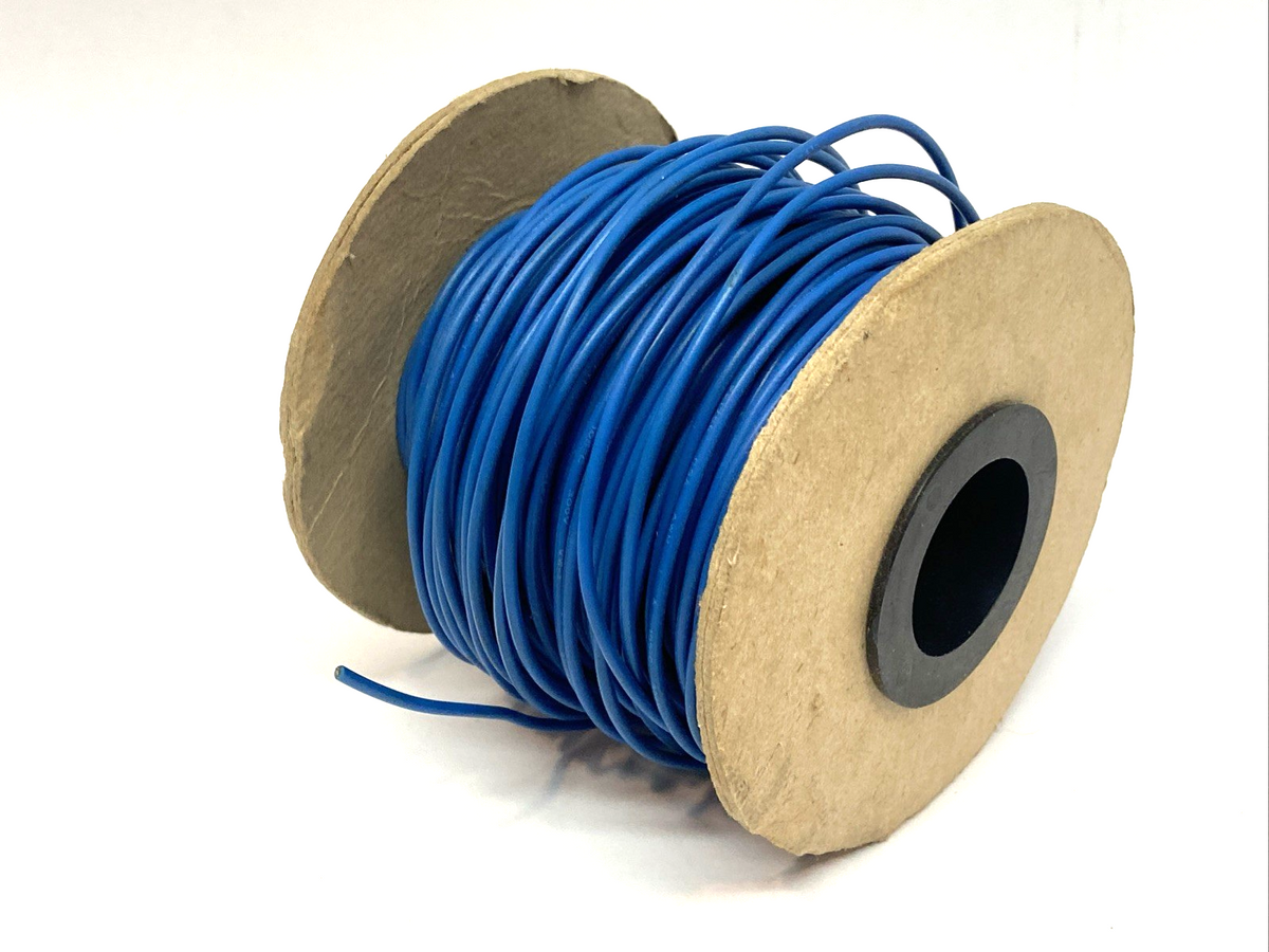 Blue Conductor Cable E211048, 18 AWG, AWM, 300V, 1 lb 1.4oz Wire Spool, 221756 - Maverick Industrial Sales