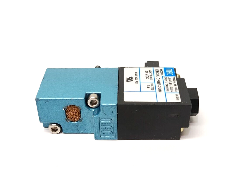 Mac Valves DM3A-DFBP-2DM 3-Way Pilot Solenoid Valve 24VDC 1.8W DM3A-DFBP-2DM-1 - Maverick Industrial Sales