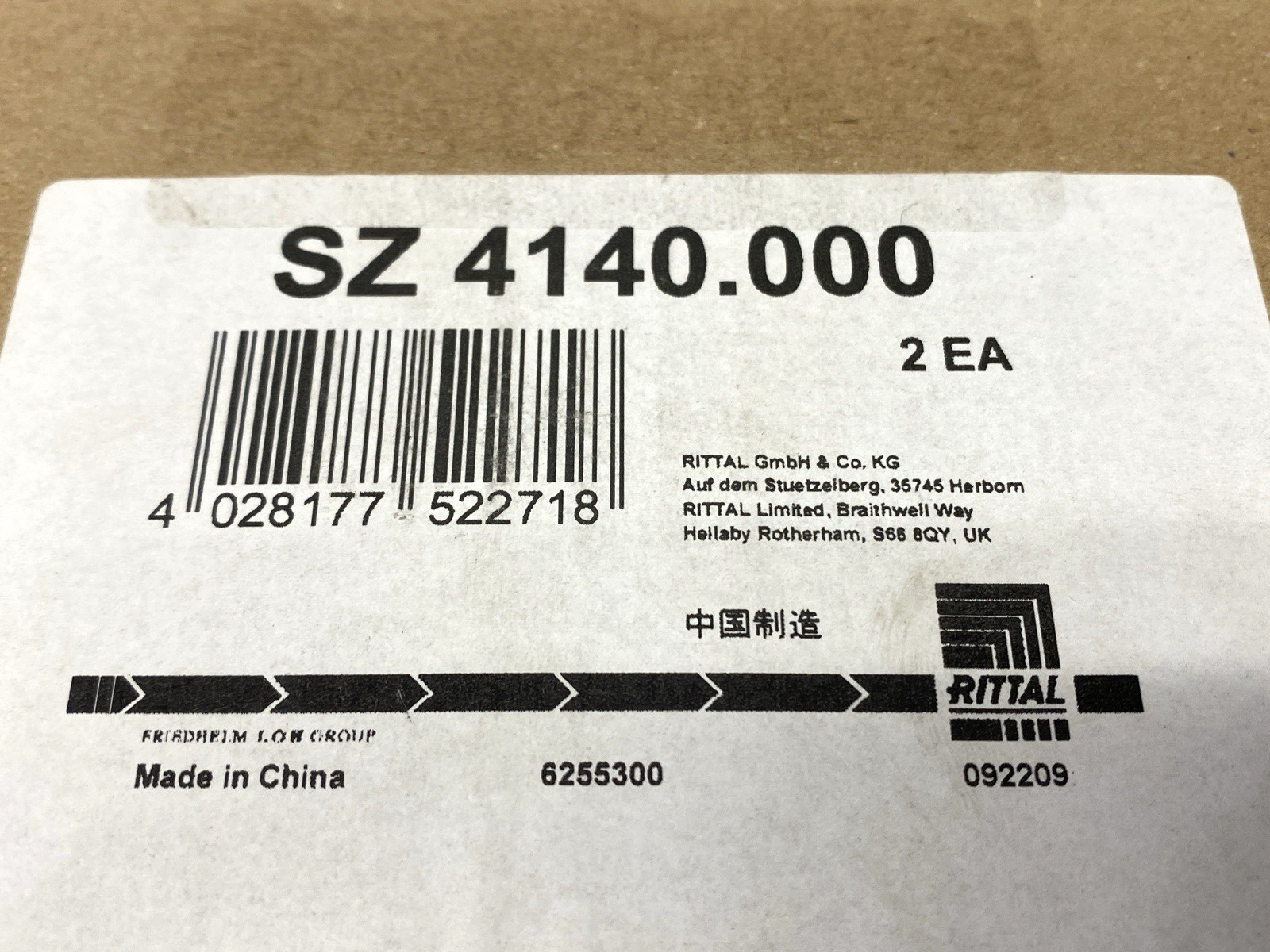 Rittal SZ 4140.000 Magnet Mounting Kit for LED Compact System Light 2pcs - Maverick Industrial Sales