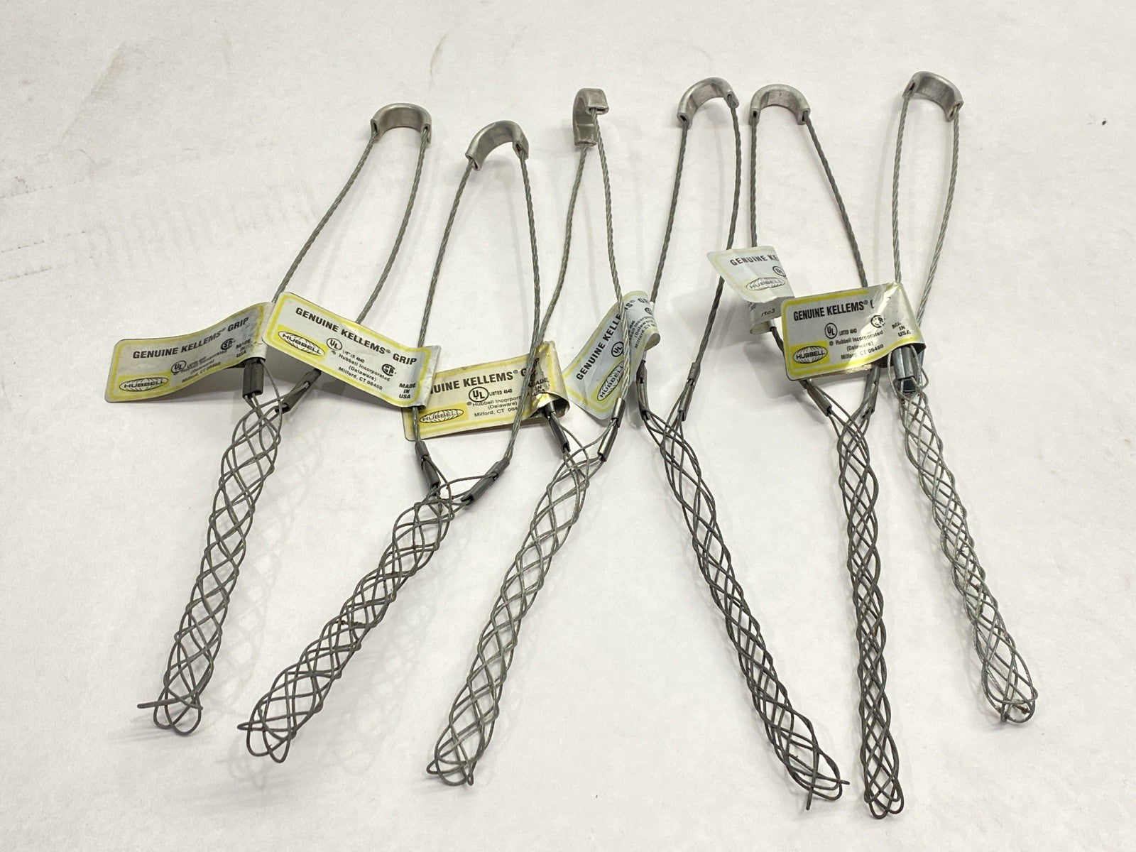 Hubbell 073041278 Kellems Bus Drop Support Grip Single Eye 0.43-0.56" LOT OF 6 - Maverick Industrial Sales