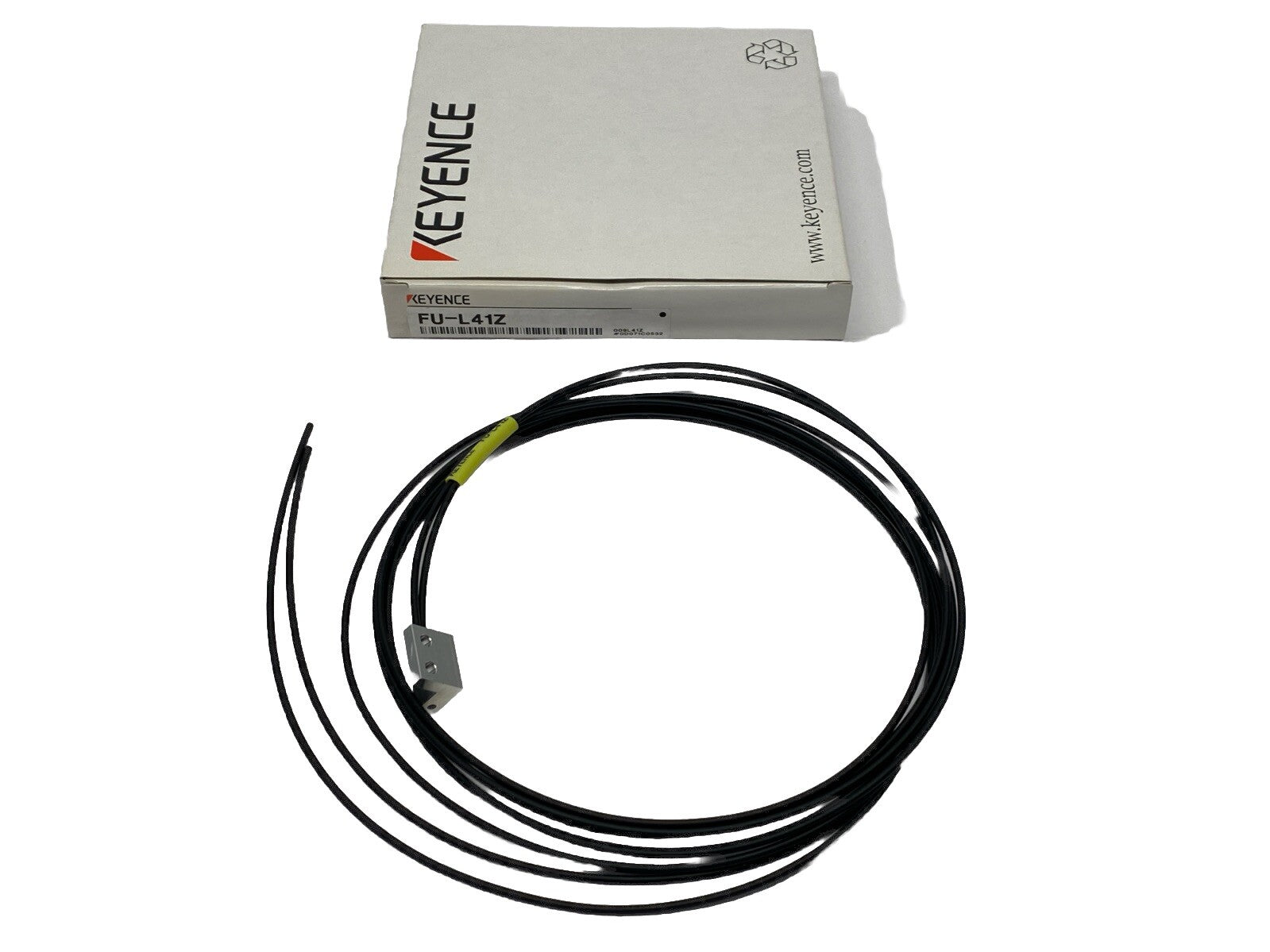 Keyence FU-L41Z Digital Fiber Optic Sensor Reflective Fiber Unit - Maverick Industrial Sales