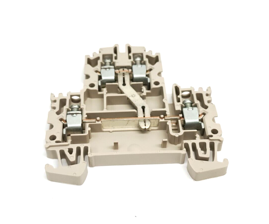 Weidmüller WDK 4N V Terminal Block 4mm 800V 32A Dark Beige 1041910000 LOT OF 10 - Maverick Industrial Sales