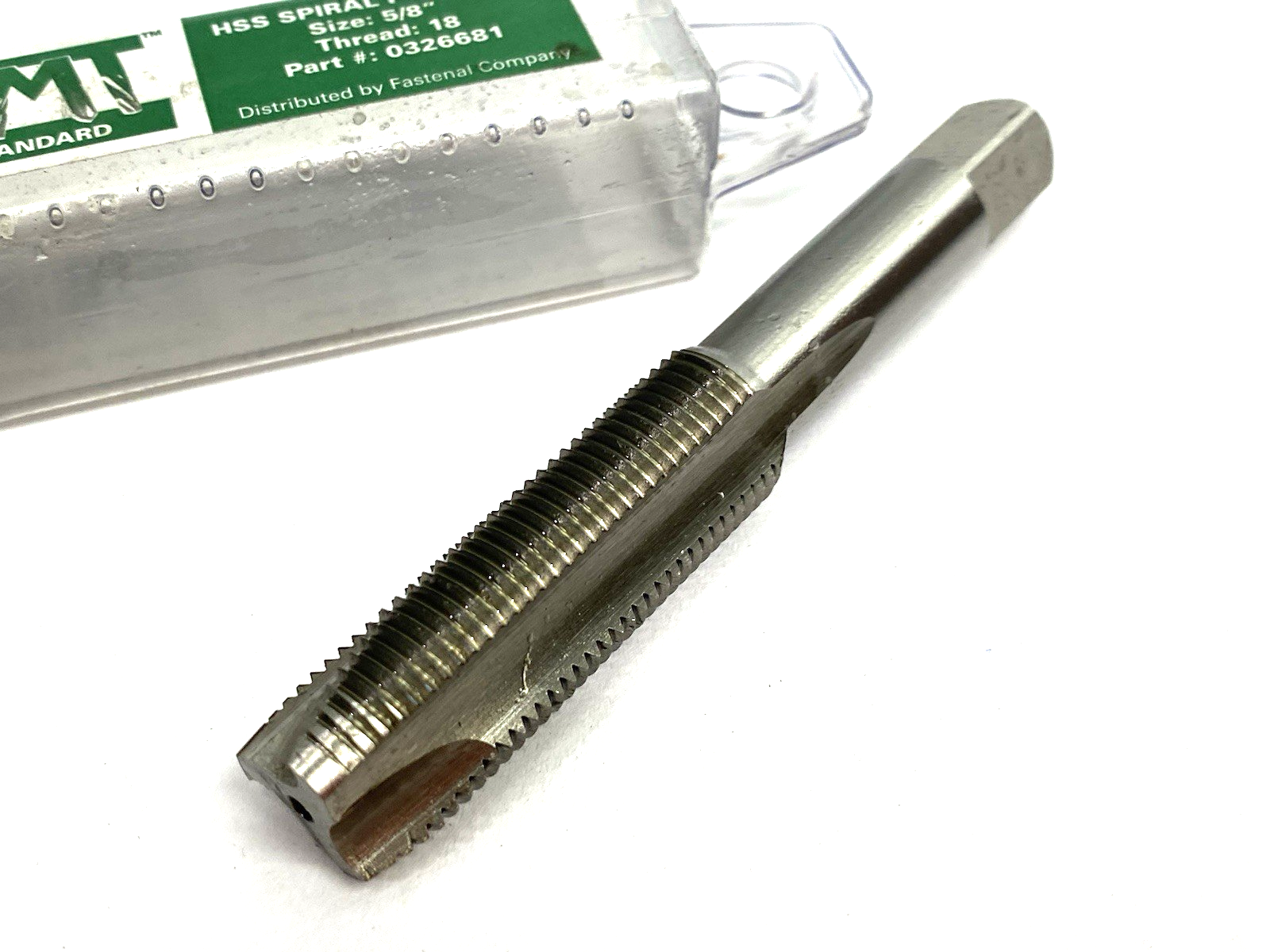 0326681 | FMT Fastenal Spiral Point Tap HSS, 5/8" Size, Thread: 18 - New – Open box - Maverick Industrial Sales