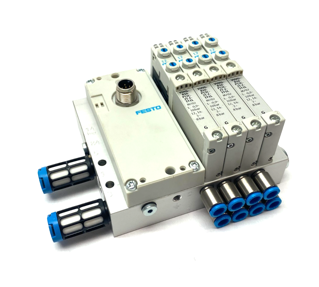 Festo VTUG-10-VRLK-B1T-G18L-UL-Q6S-4G Valve Manifold Terminal 573606 - Maverick Industrial Sales