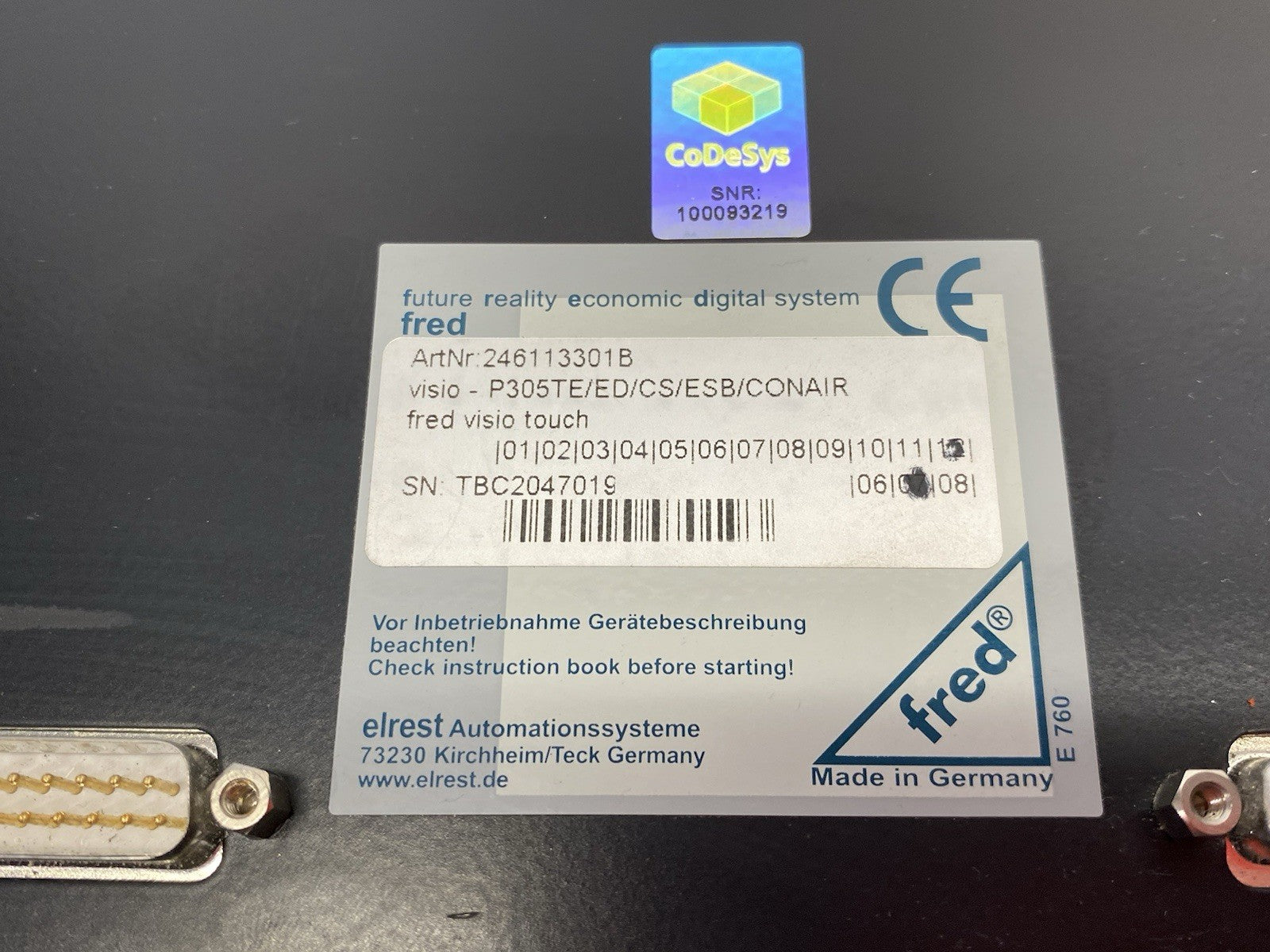 Conair TB TrueBlend™ Gravimetric Batch Blender HMI Display Interface Module - Maverick Industrial Sales
