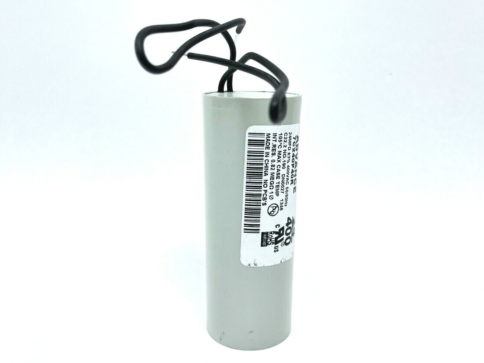 Philips 7C240P40R Advance Dry Film Ballast Capacitor 24MFD 400VAC - Maverick Industrial Sales