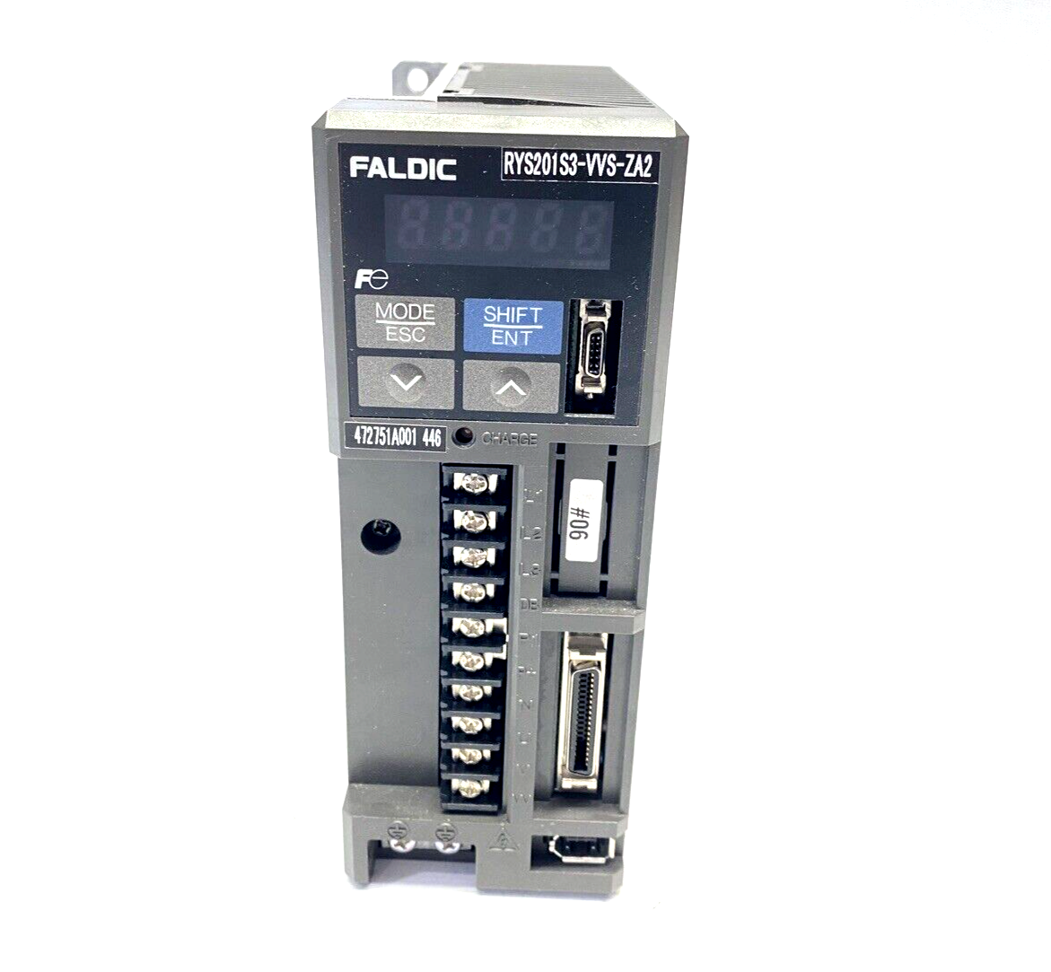 RYS201S3-VVS-ZA2 | Fuji Electric FALDIC Servo Drive 200-230VAC 3PH 200W 1.5A - Used - Maverick Industrial Sales