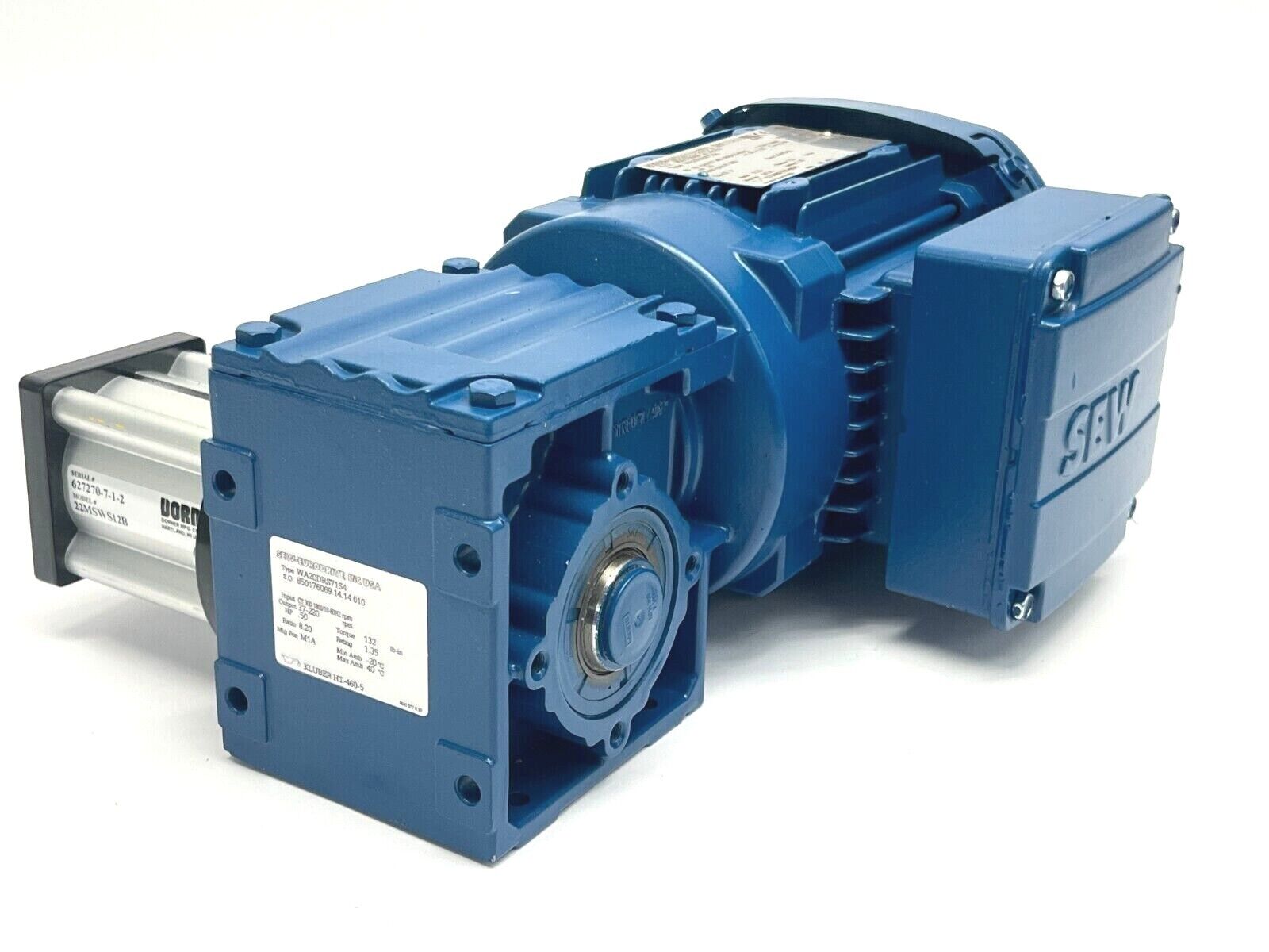 Dorner 22M008WS423EN 2200 Series Gearmotor w/ 22MSWS12B Side Mnt SEW WA20DRS71S4 - Maverick Industrial Sales