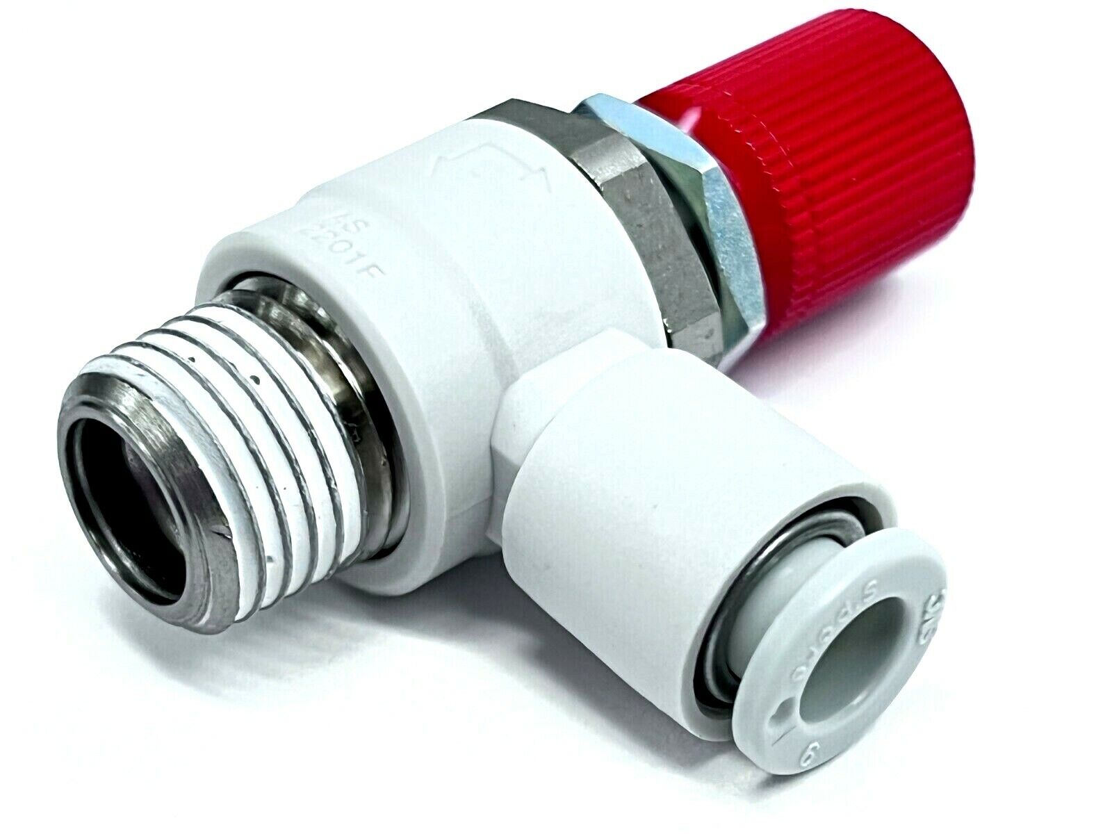 SMC AS2201FE-02-06SK Speed Flow Control w/ Exhaust Fitting - Maverick Industrial Sales