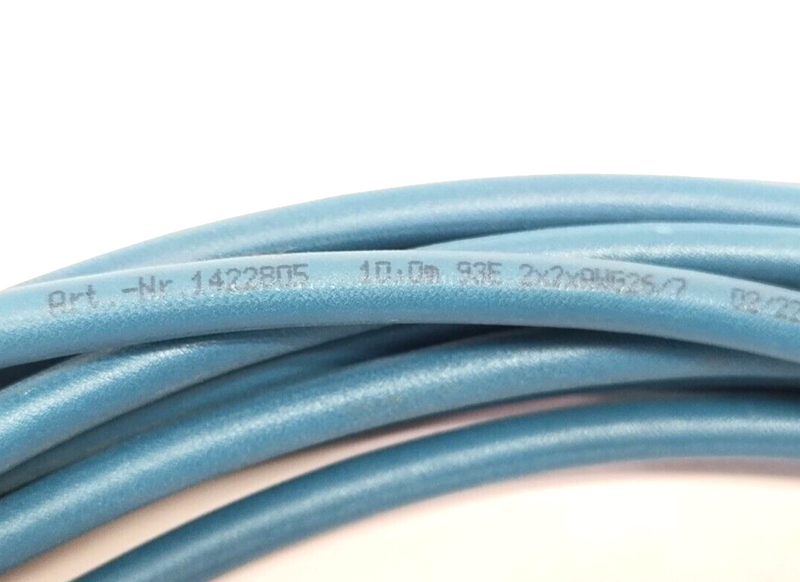 Phoenix Contact 1422805 Ethernet Network Patch Cable RJ45 To M12 4-Pin Male 10m - Maverick Industrial Sales