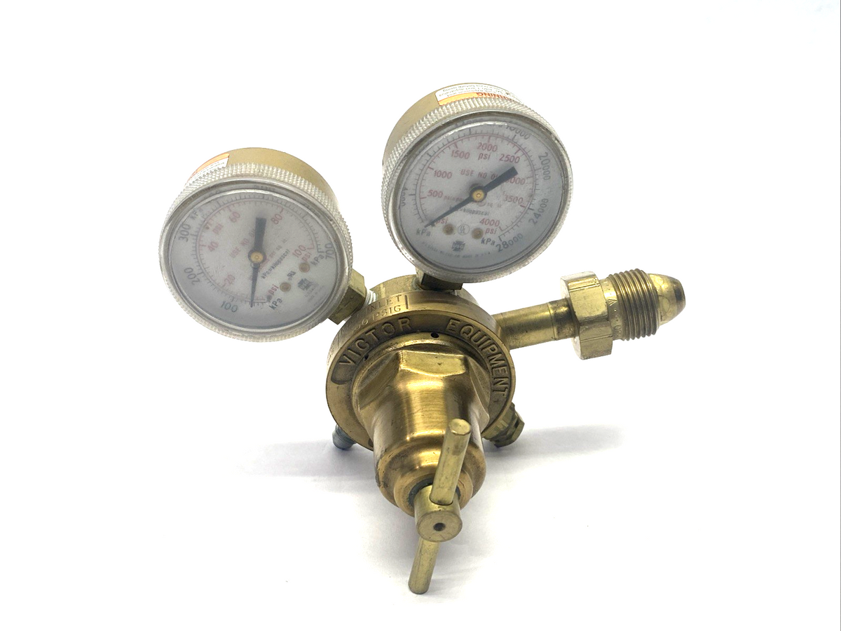 Victor SR250C-580 Regulator 0-100psi 0-4000psi CGA 850 7-0287 - Maverick Industrial Sales