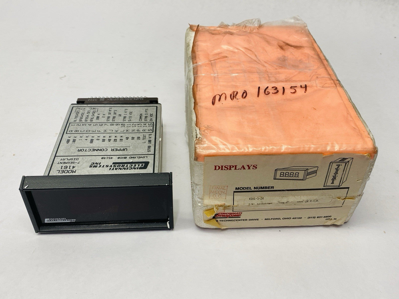 Cincinnati Electrosystems 4161-4-24 7-Segment Display Interface - Maverick Industrial Sales