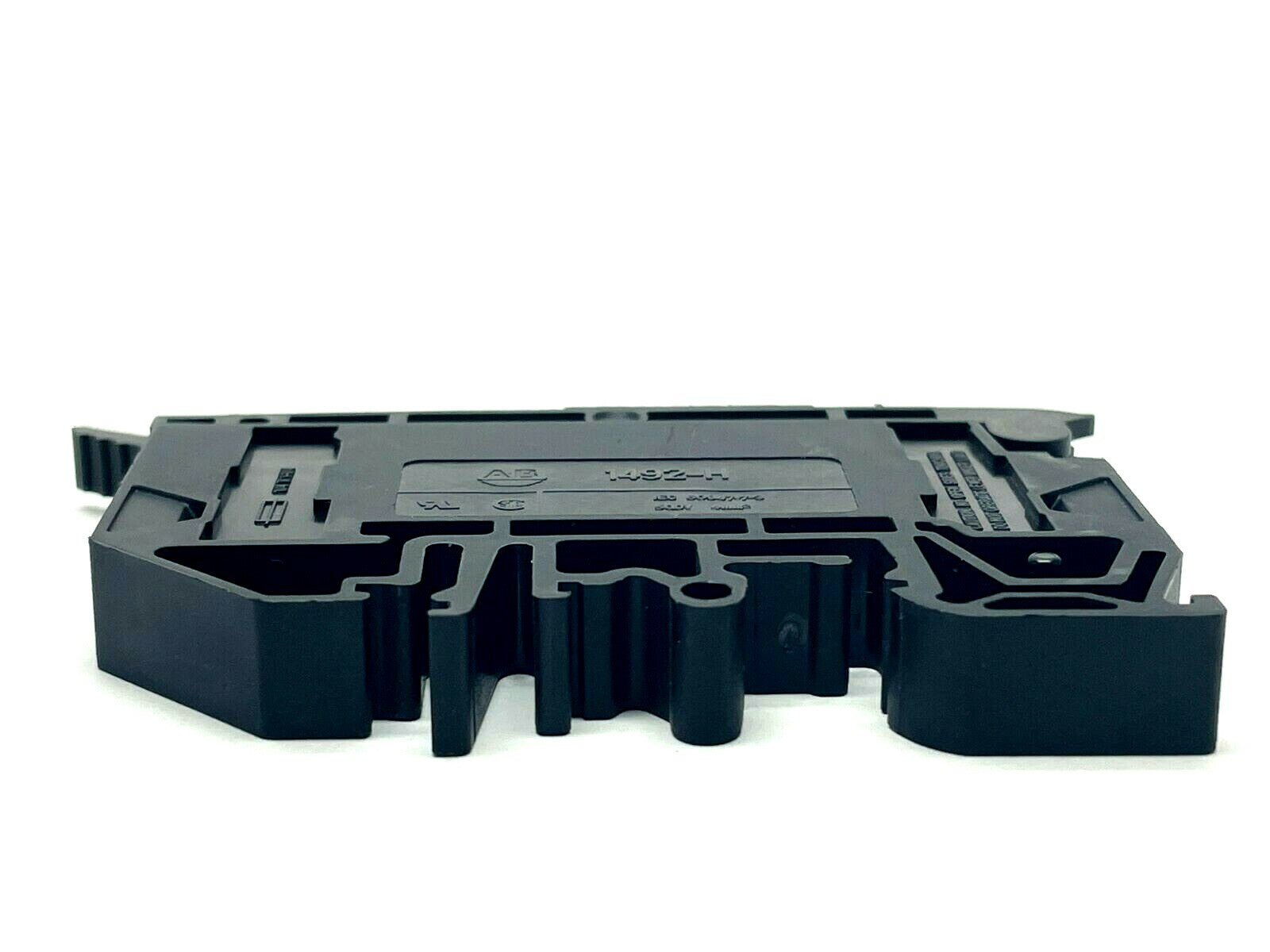Allen Bradley 1492-H6 Terminal Block Fuse Holder 15A 300V AC/DC Black - Used - Maverick Industrial Sales