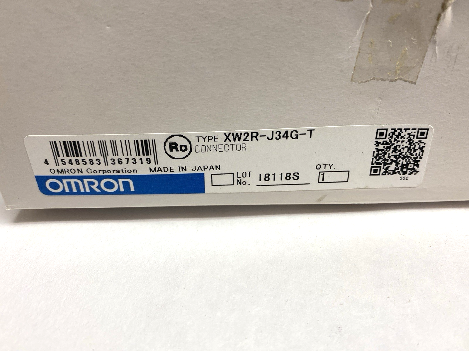 Omron XW2R-J34G-T Terminal Block Interface Module Connector 34-Pos - Maverick Industrial Sales