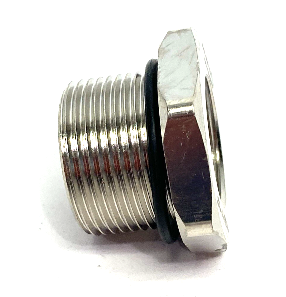 HLS R1.25.20.N.NT-M25xM20 Thread Reducer Fitting, Nickel Plated Brass - Maverick Industrial Sales