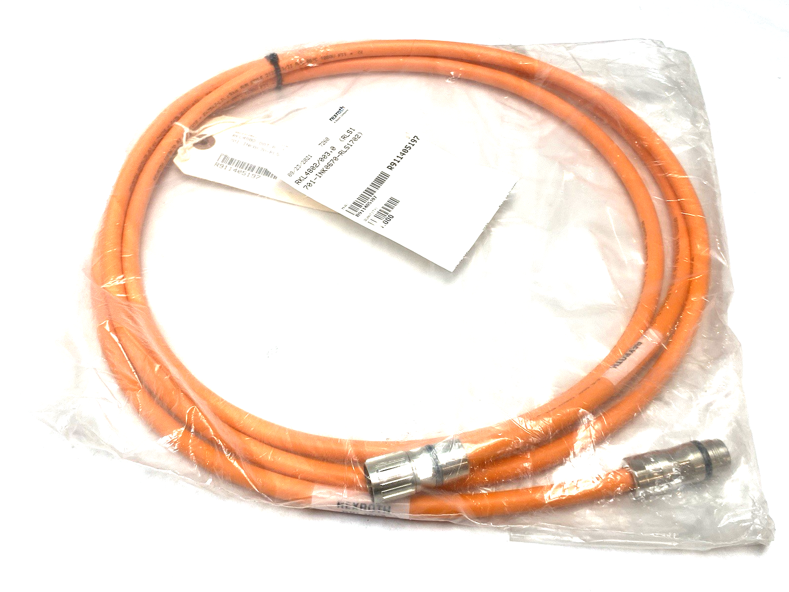 R911405197 | Bosch Rexroth Power Cable RKL4802/003,0 (RLS1701-INK0670-RLS1702) - New - Maverick Industrial Sales