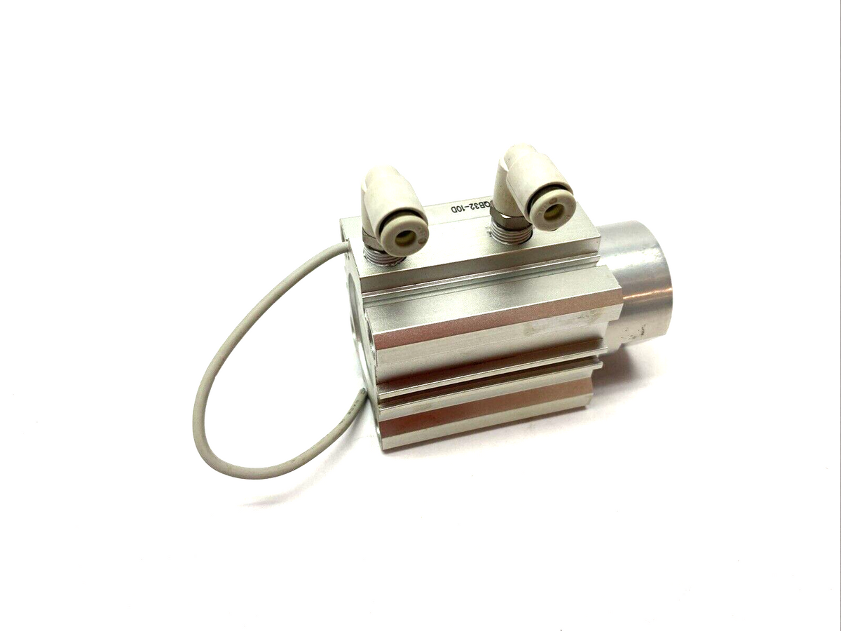 RSDQB32-10D | SMC Fixed Mount Height Stopper Cylinder 1.0MPa With D-F9PW Sensor - Used - Maverick Industrial Sales