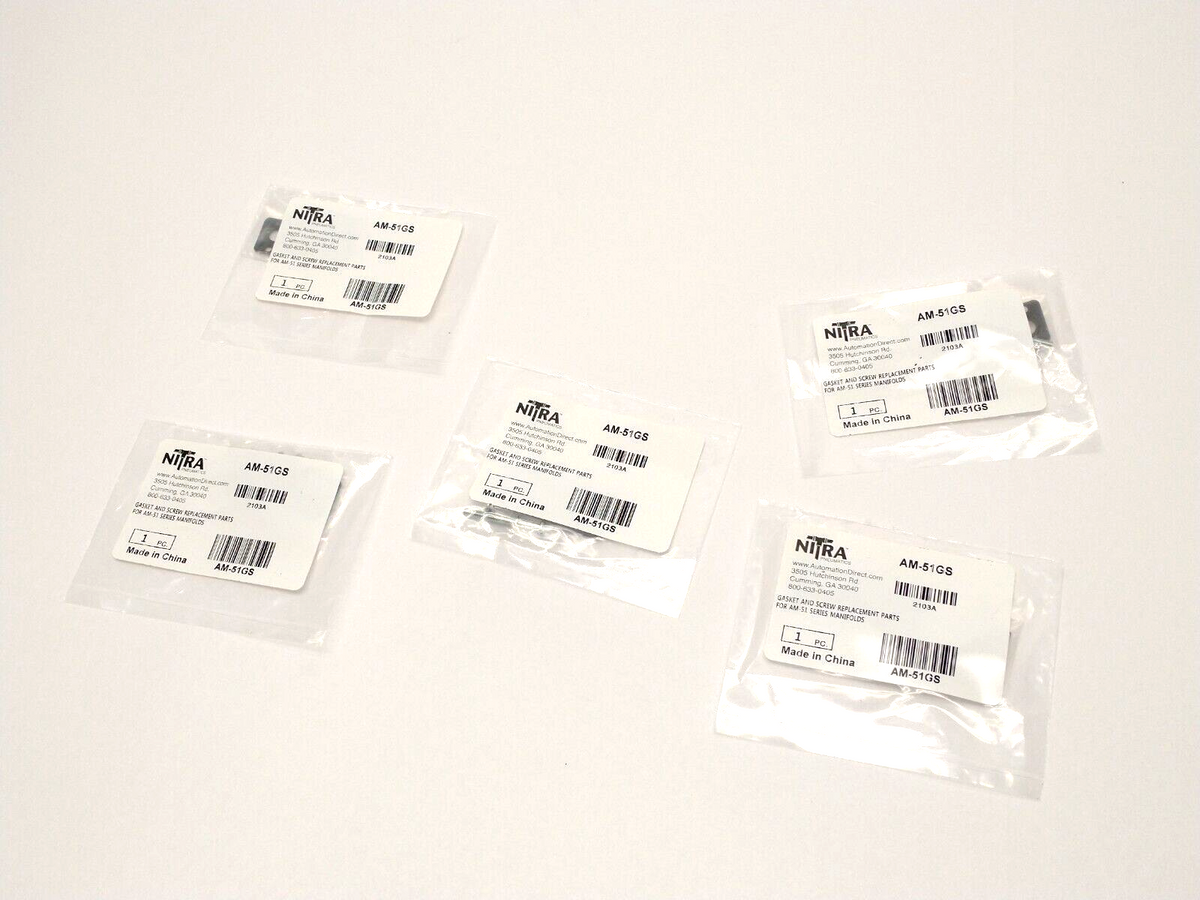Automation Direct AM-51GS Nitra Manifold Mounting Set For AM-51 Series LOT OF 5 - Maverick Industrial Sales