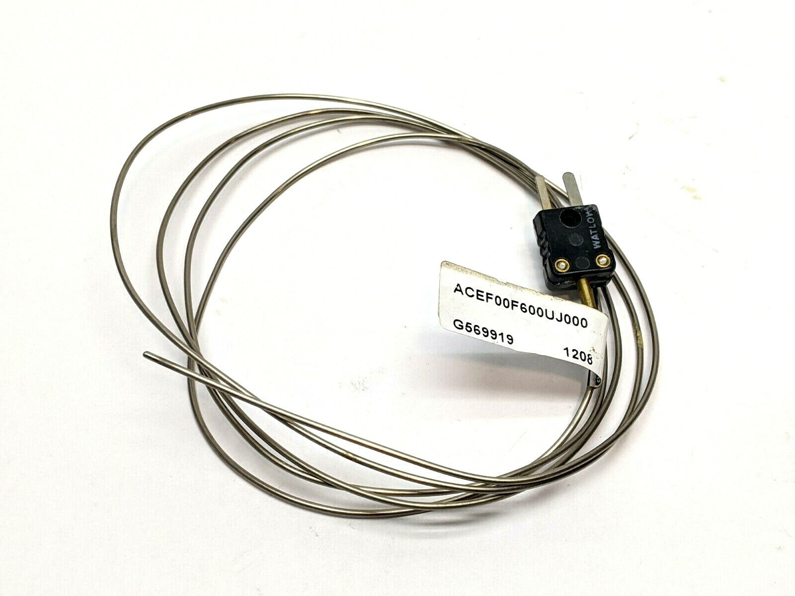 Watlow ACEF00F600UJ000 Type K Thermocouple 60" Length - Maverick Industrial Sales